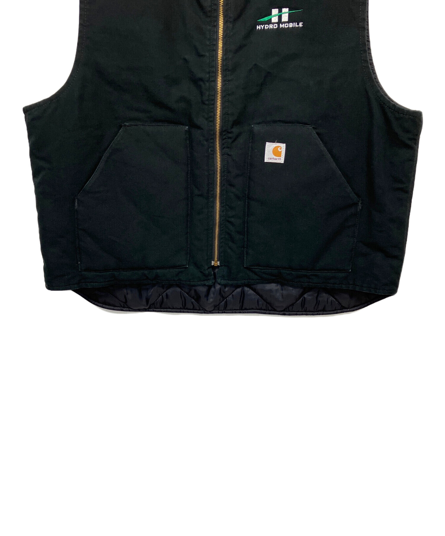 中古・古着通販】CarHartt (カーハート) ダックベスト ブラック サイズ