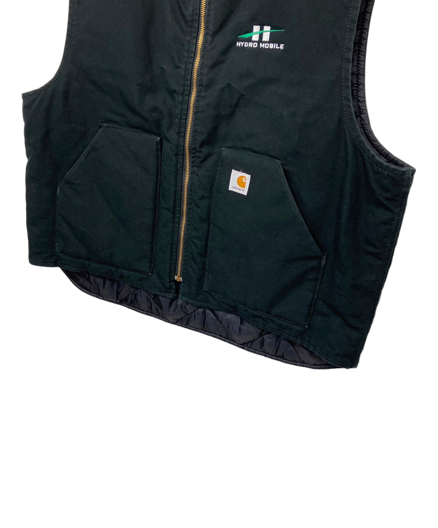 ヒ*ロ様 Carhartt ベスト 2XL カーハート 中古・古着通販】CarHartt (カーハート) ダックベスト ブラック サイズ