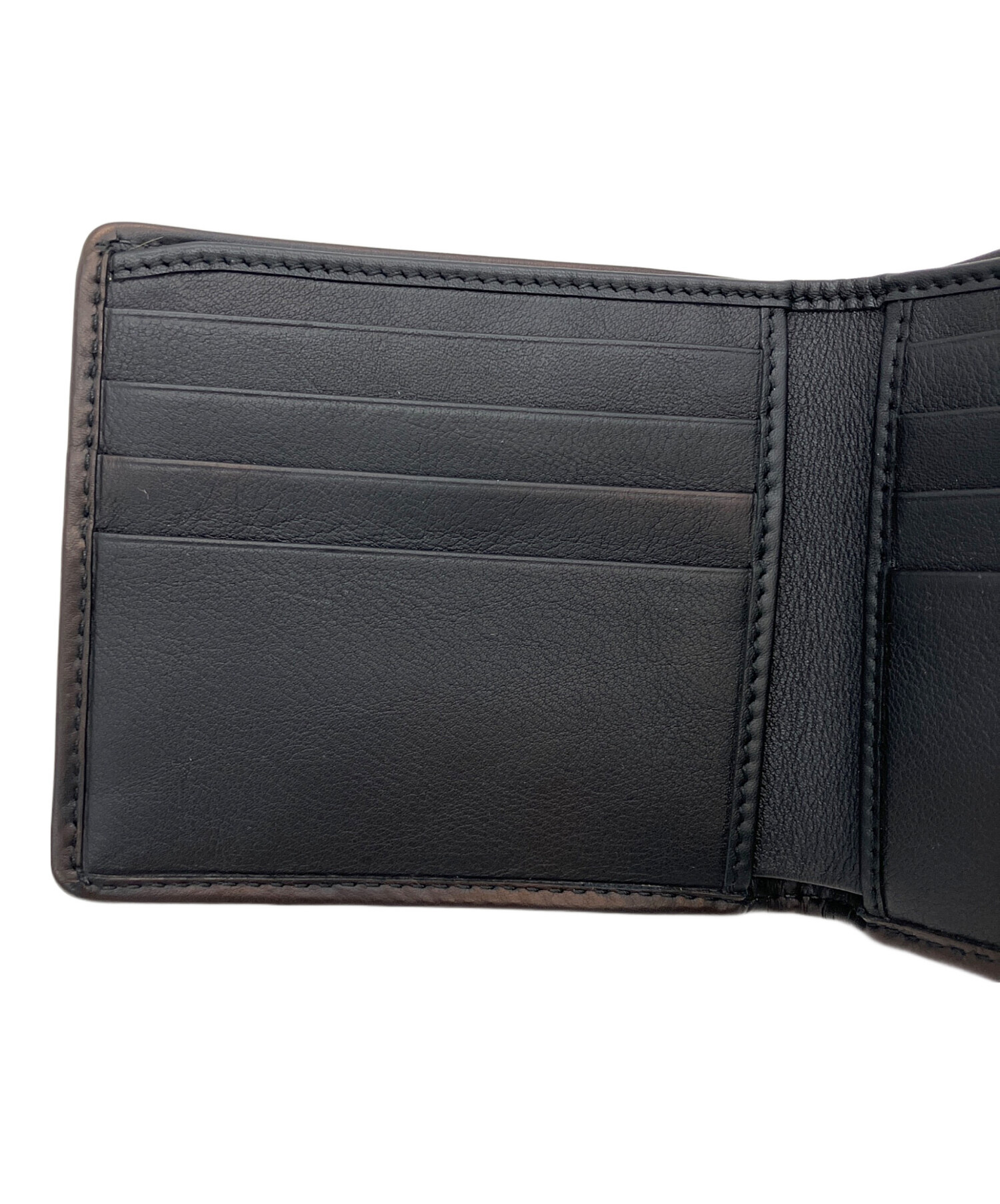 中古・古着通販】GUCCI (グッチ) 2つ折り財布 ブラック｜ブランド