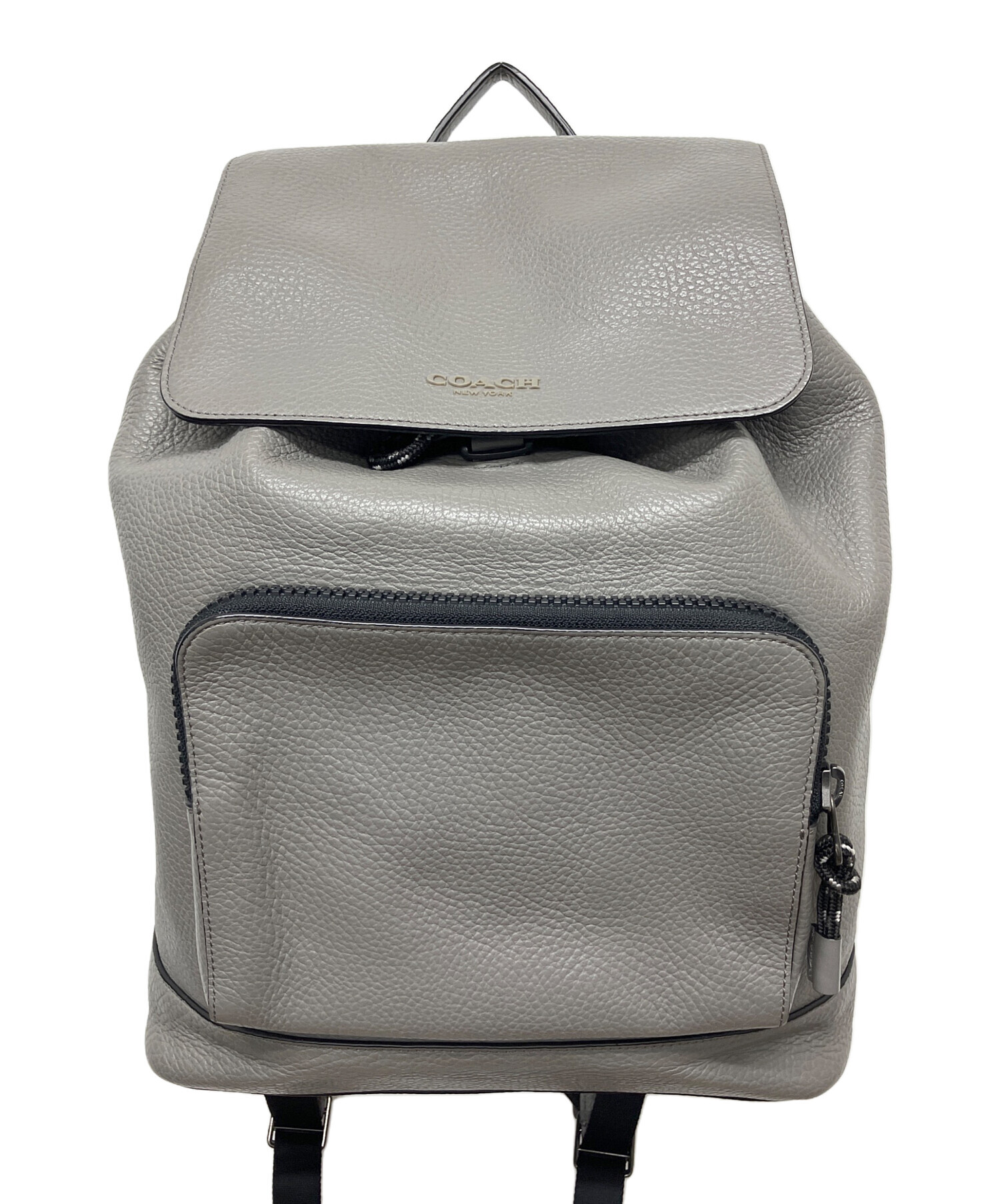中古・古着通販】COACH (コーチ) J2092 レザーリュック グレー