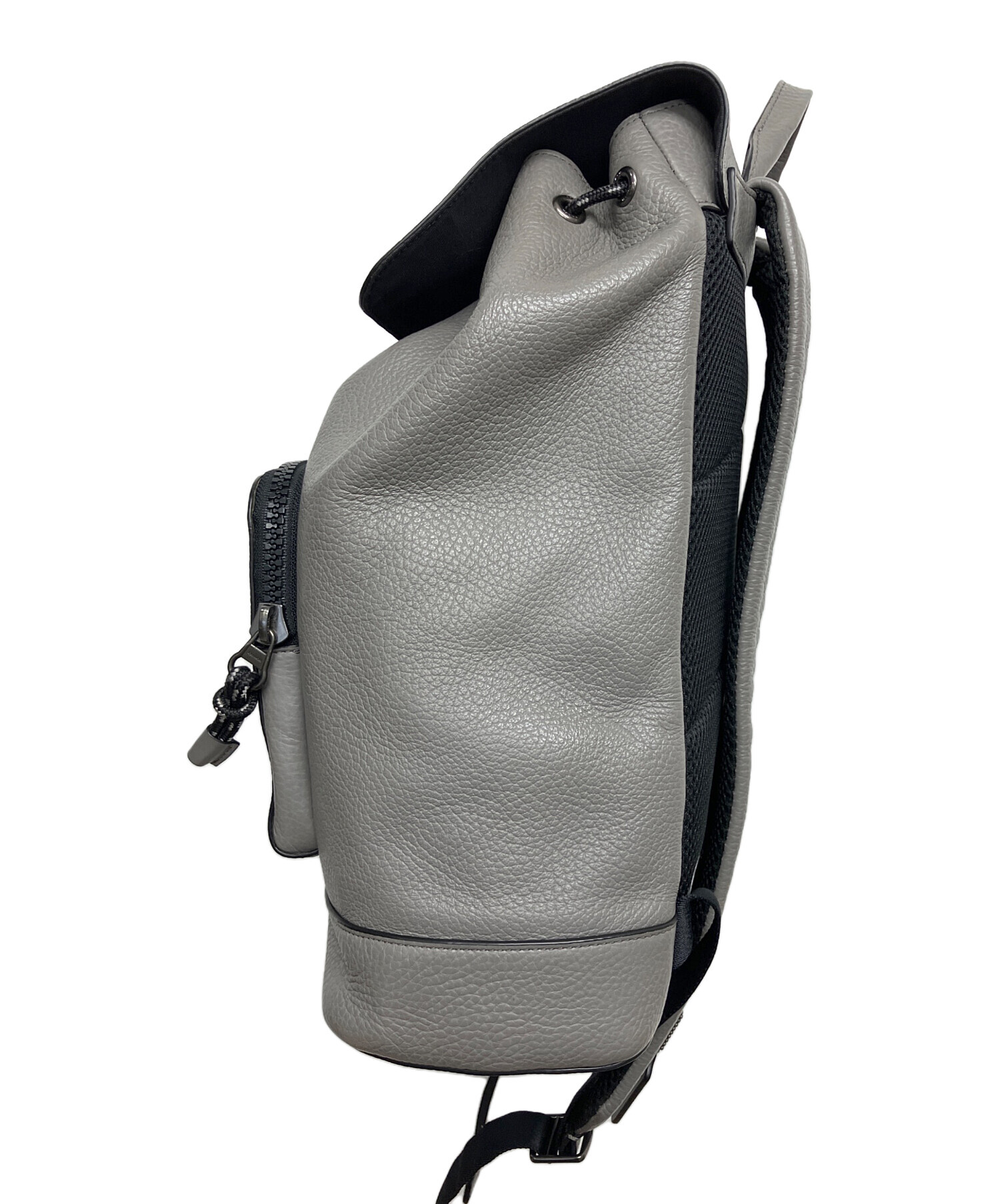中古・古着通販】COACH (コーチ) J2092 レザーリュック グレー