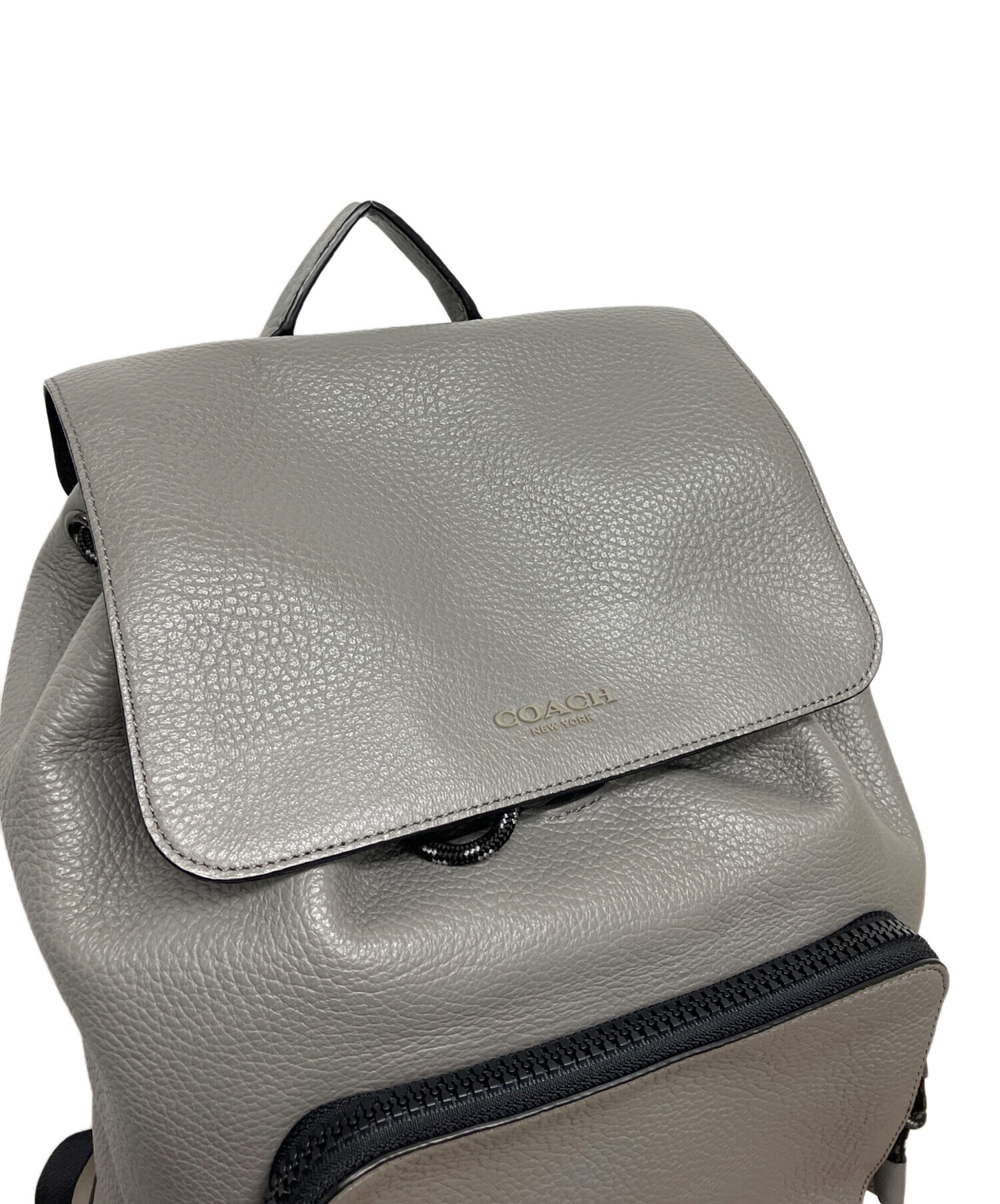 中古・古着通販】COACH (コーチ) J2092 レザーリュック グレー