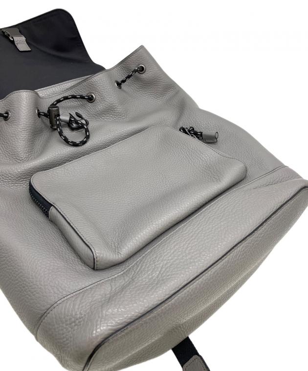 中古・古着通販】COACH (コーチ) J2092 レザーリュック グレー