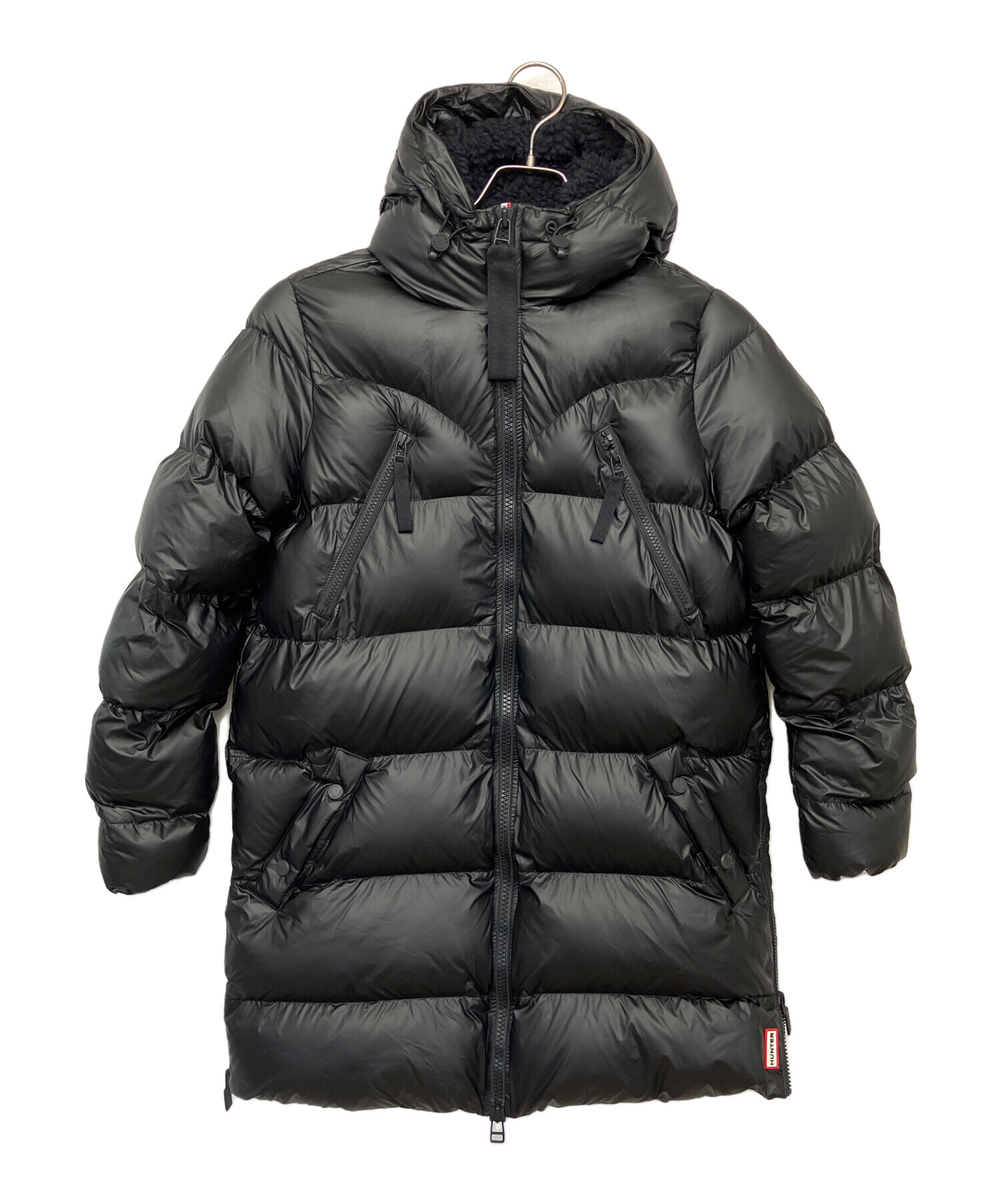 HUNTER 背負える 美品⭐︎中綿コートジャケット S 黒 中古・古着通販】HUNTER (ハンター) 中綿コート ブラック サイズ:XS