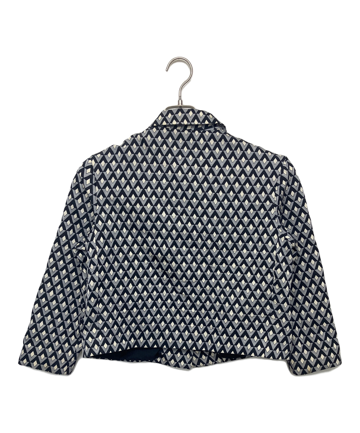 中古・古着通販】PRADA (プラダ) シングルジャケット グレー×ブラック