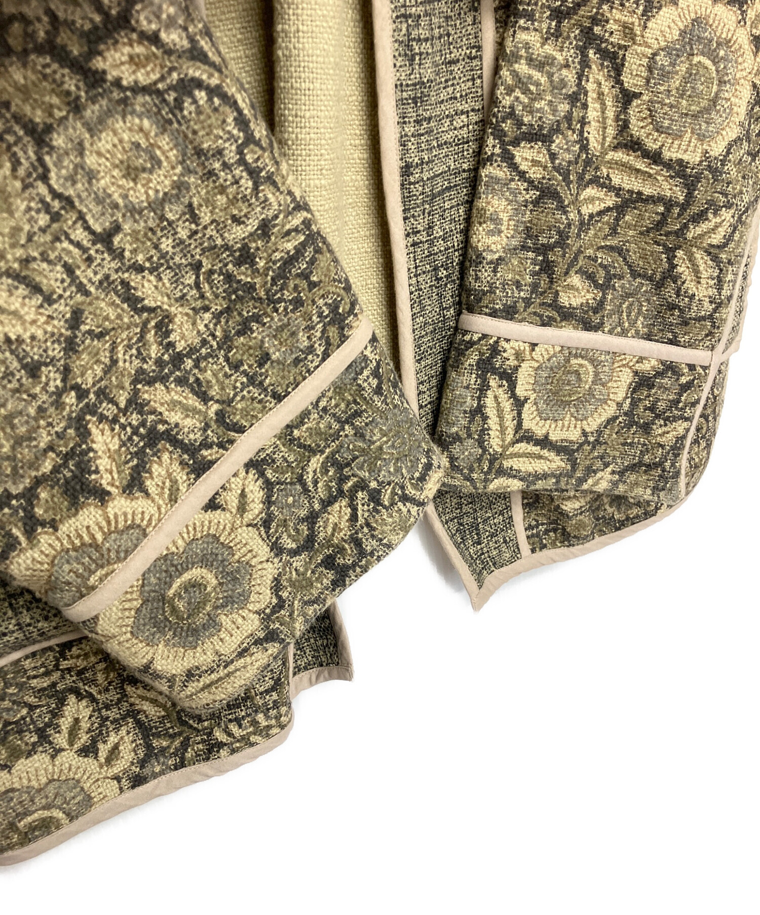 中古・古着通販】AMERI (アメリ) INDIA BLOCK PRINT JACKET ベージュ
