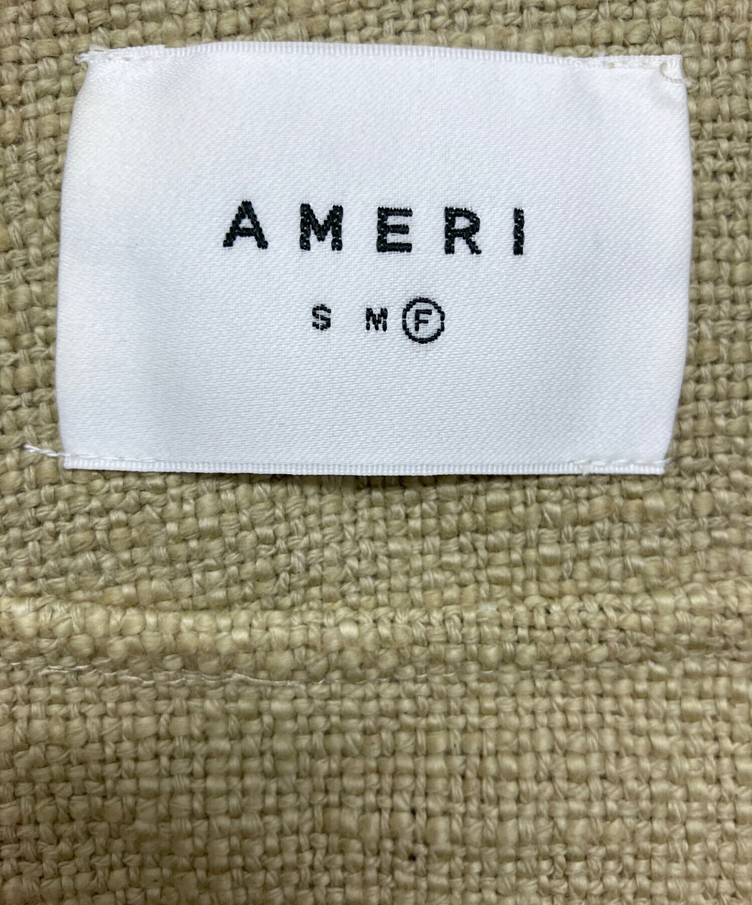 中古・古着通販】AMERI (アメリ) INDIA BLOCK PRINT JACKET ベージュ