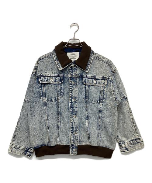 ameri vintage RIB MIX DENIM BLOUSON デニム 中古・古着通販】AMERI (アメリ) RIB MIX DENIM BLOUSON デニム