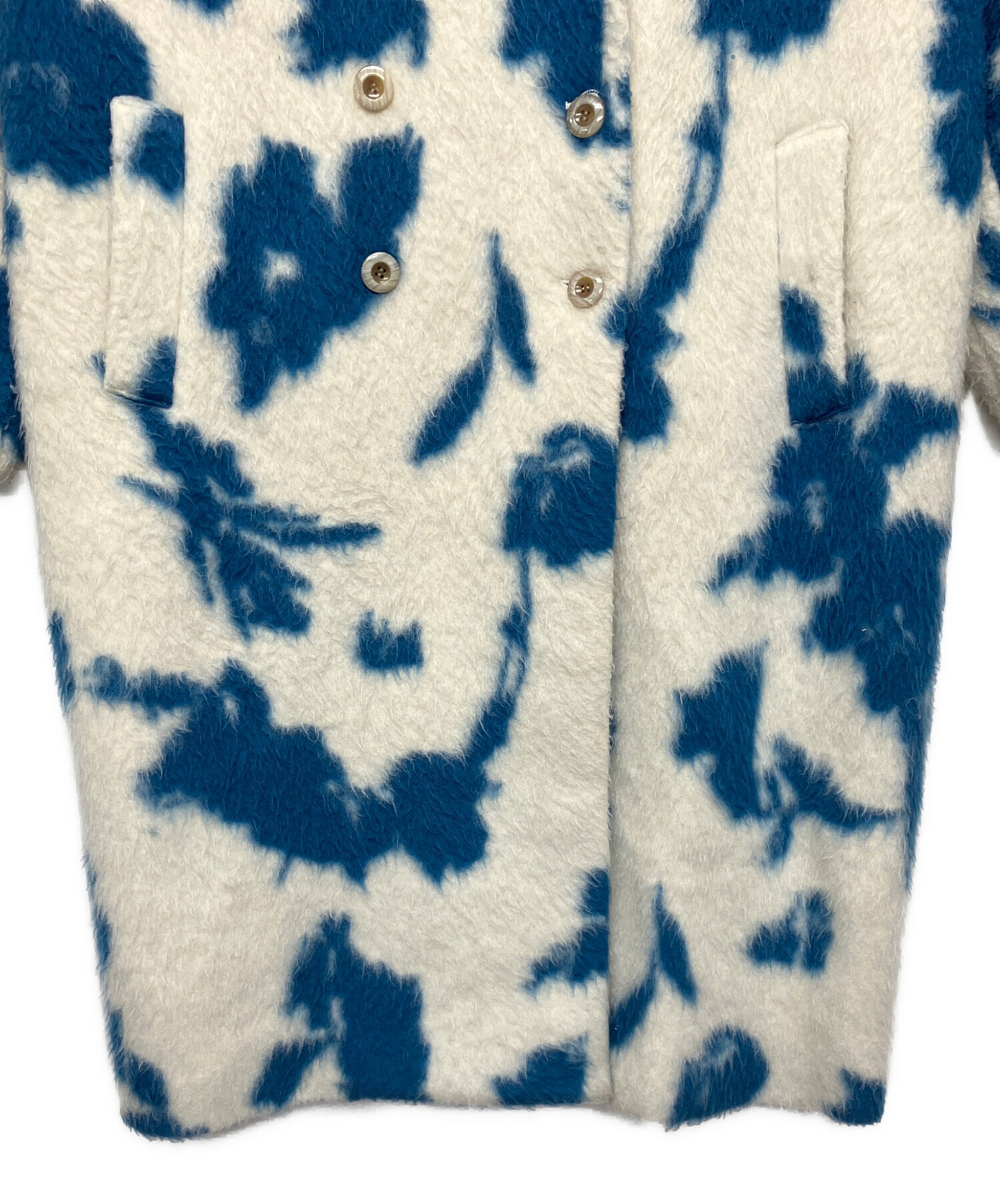 中古・古着通販】AMERI (アメリ) UND SHADOW FLOWER WOOL COAT