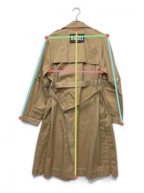 中古・古着通販】DIESEL (ディーゼル) トレンチコート ベージュ サイズ