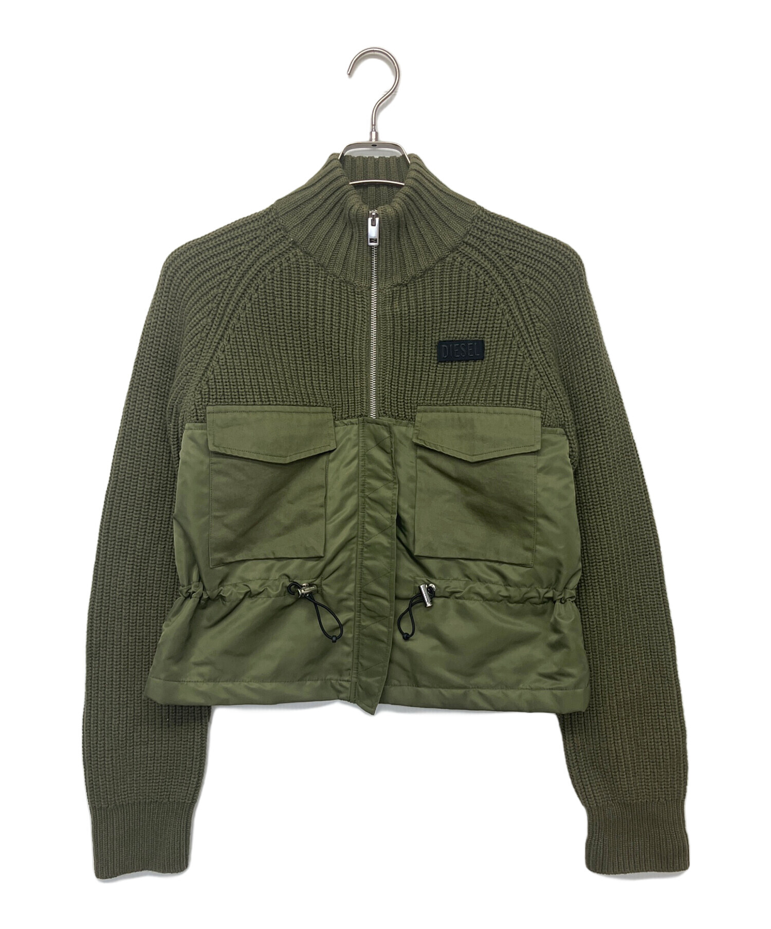 00s DIESEL ミリタリージャケット　レディース　古着 中古・古着通販】DIESEL (ディーゼル) ミリタリージャケット グリーン