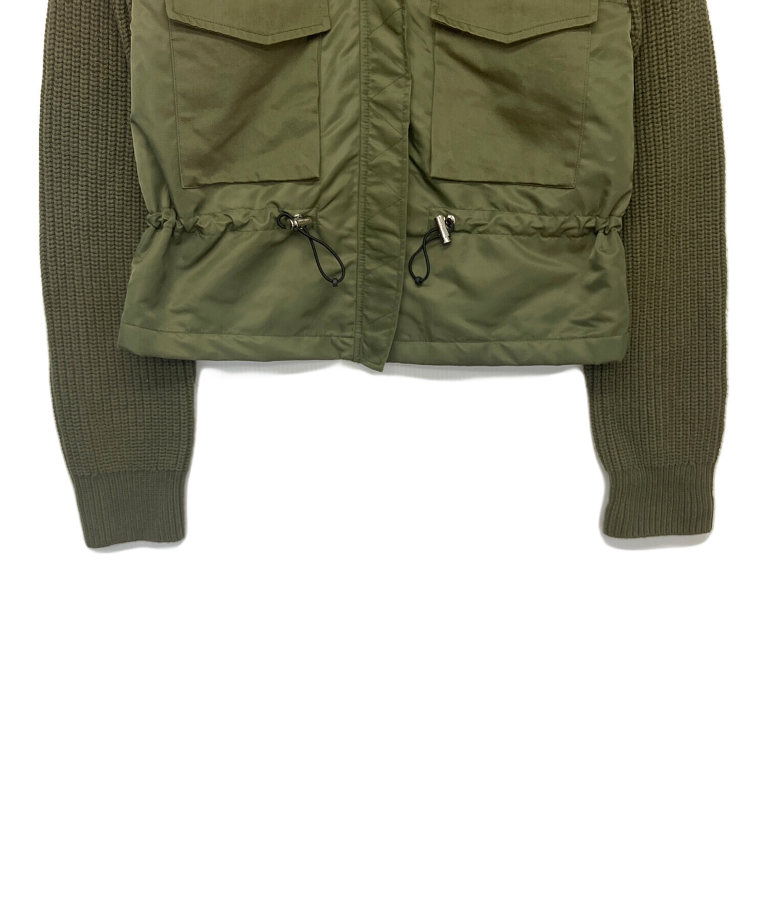 DIESEL ミリタリージャケット オリーブグリーン 中古・古着通販】DIESEL (ディーゼル) ミリタリージャケット グリーン