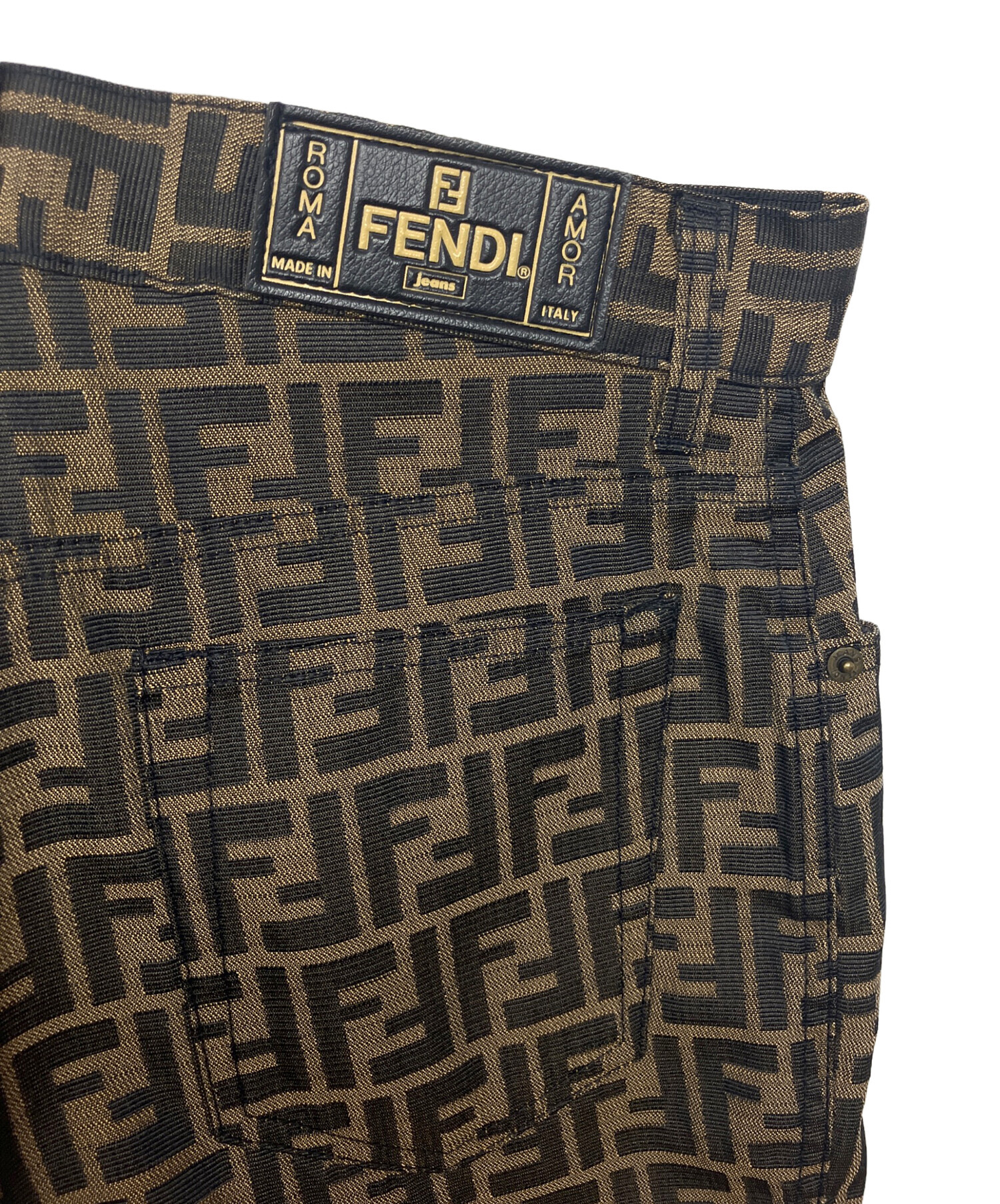 中古・古着通販】FENDI jeans (フェンディ ジーンズ) D-HG-1234 ズッカ
