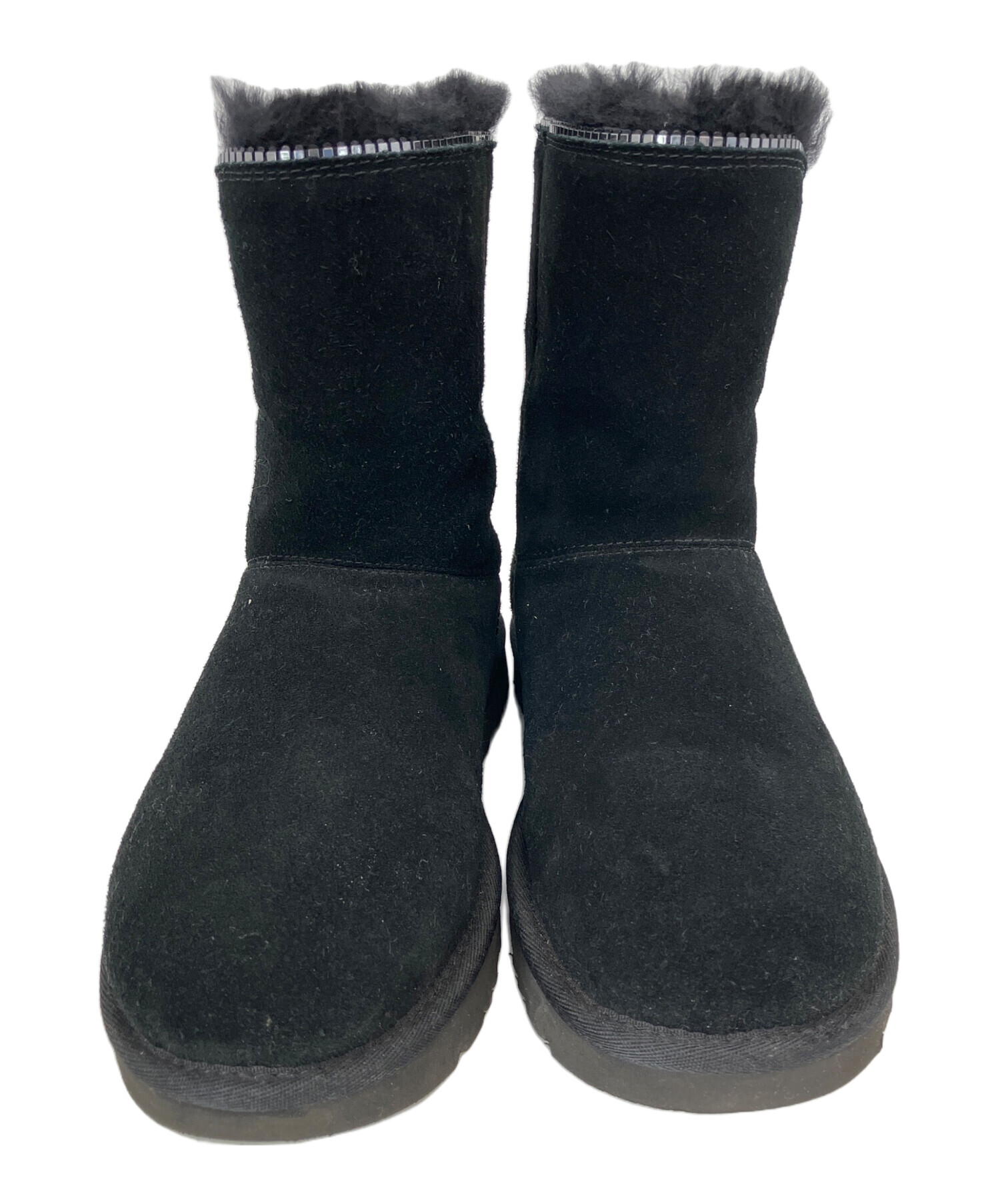 中古・古着通販】UGG (アグ) ムートンブーツ ブラック サイズ:24cm