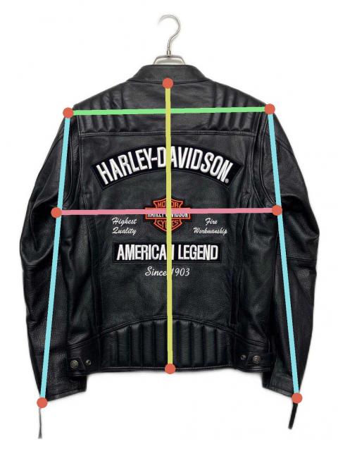 中古・古着通販】HARLEY-DAVIDSON (ハーレーダビッドソン) レザー