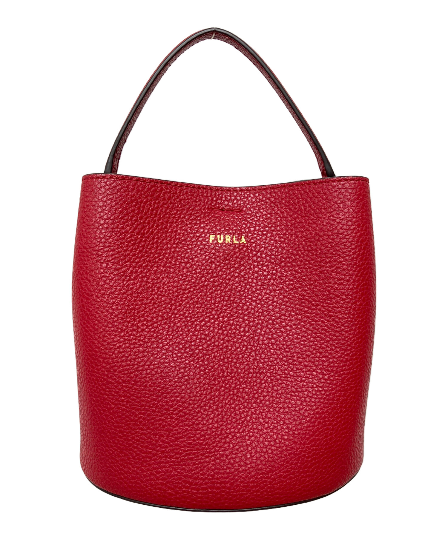 中古・古着通販】FURLA (フルラ) バケットバッグS レッド｜ブランド