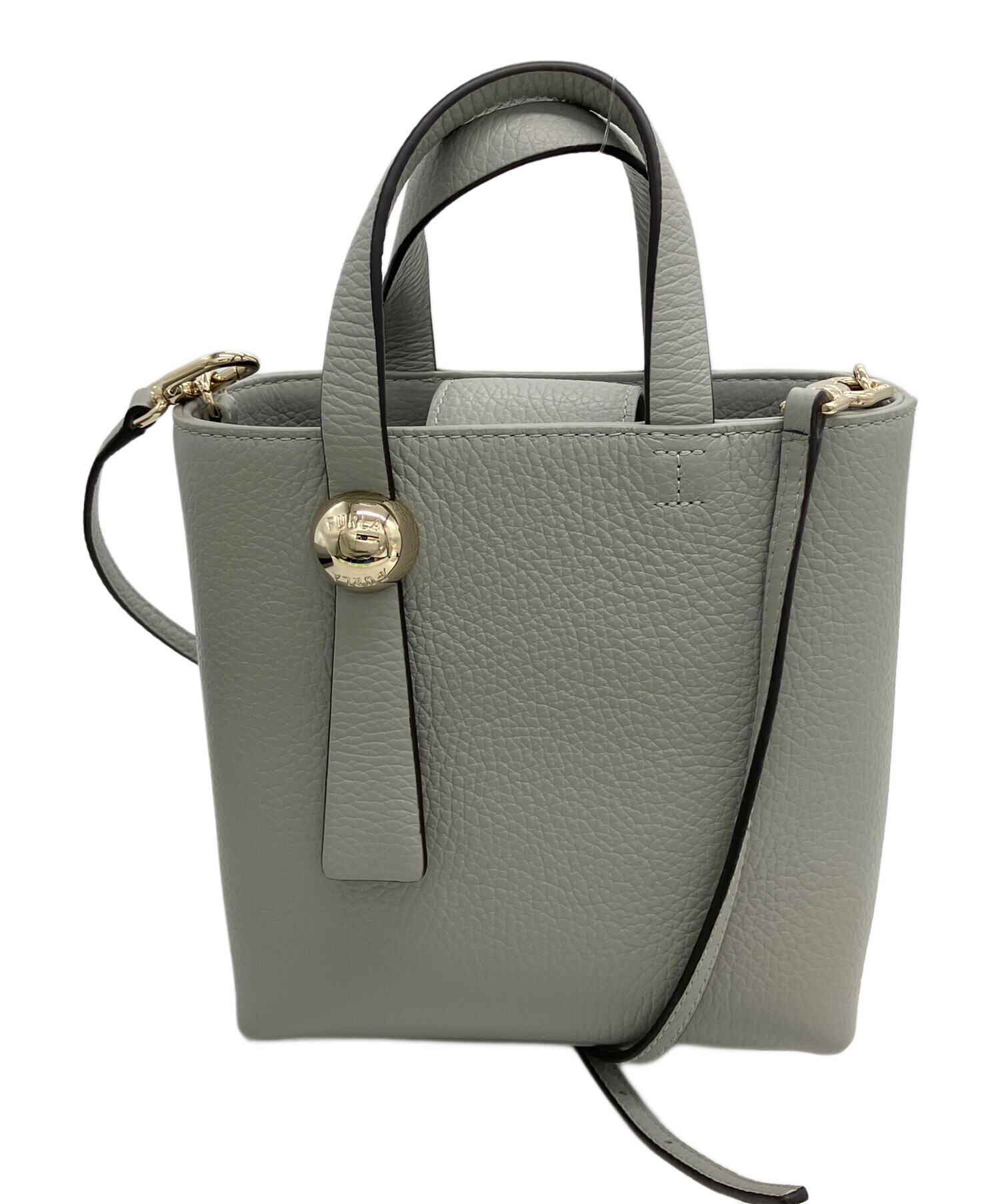 中古・古着通販】FURLA (フルラ) SFERA ショルダーバッグ グレー