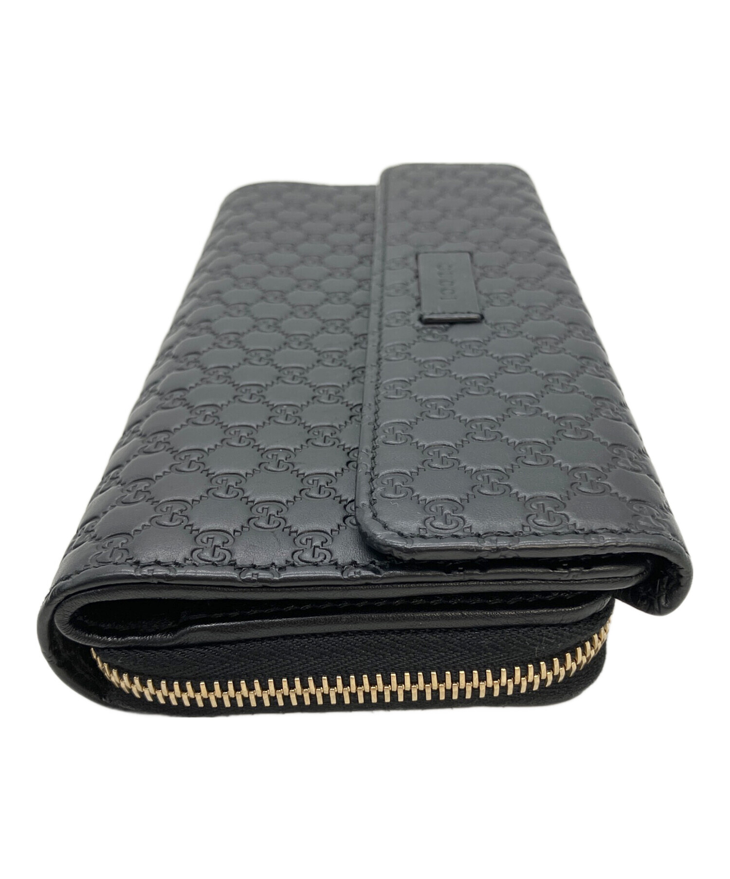 ⭕️中古品　GUCCI グッチ　長財布　財布　ブラック　黒 中古・古着通販】GUCCI (グッチ) 長財布 ブラック｜ブランド・古着通販