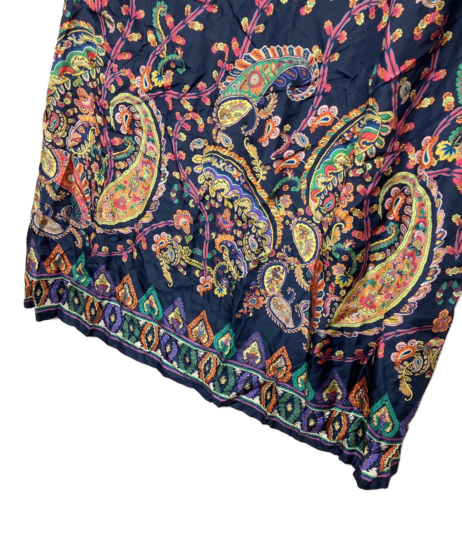 中古・古着通販】ETRO (エトロ) wrha0562 半袖ワンピース ネイビー