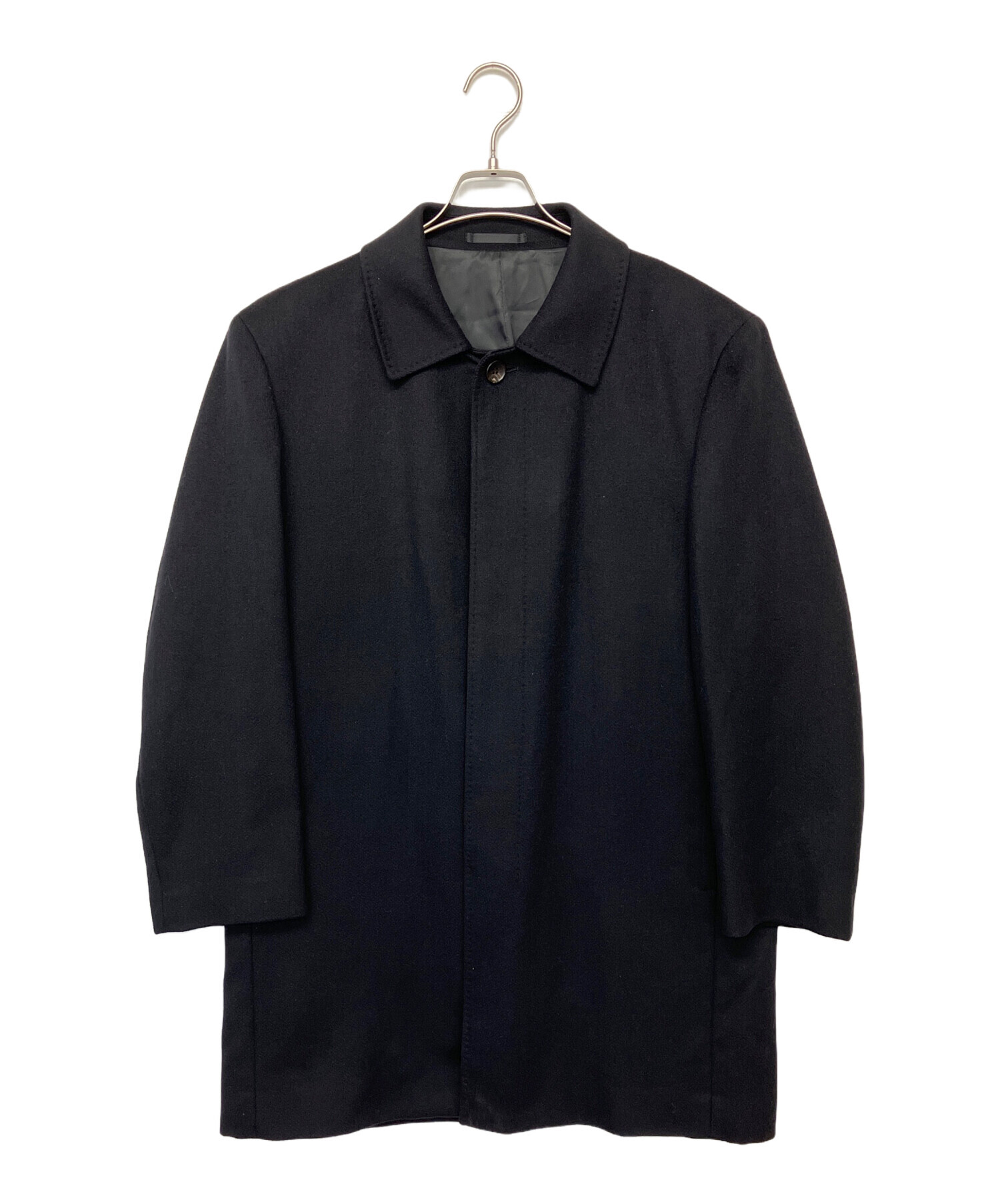 m様Weconners カシミヤ100% 比翼 ロングコート 96-A5 170 中古・古着通販】Weconners (Weconners) カシミヤコート ブラック