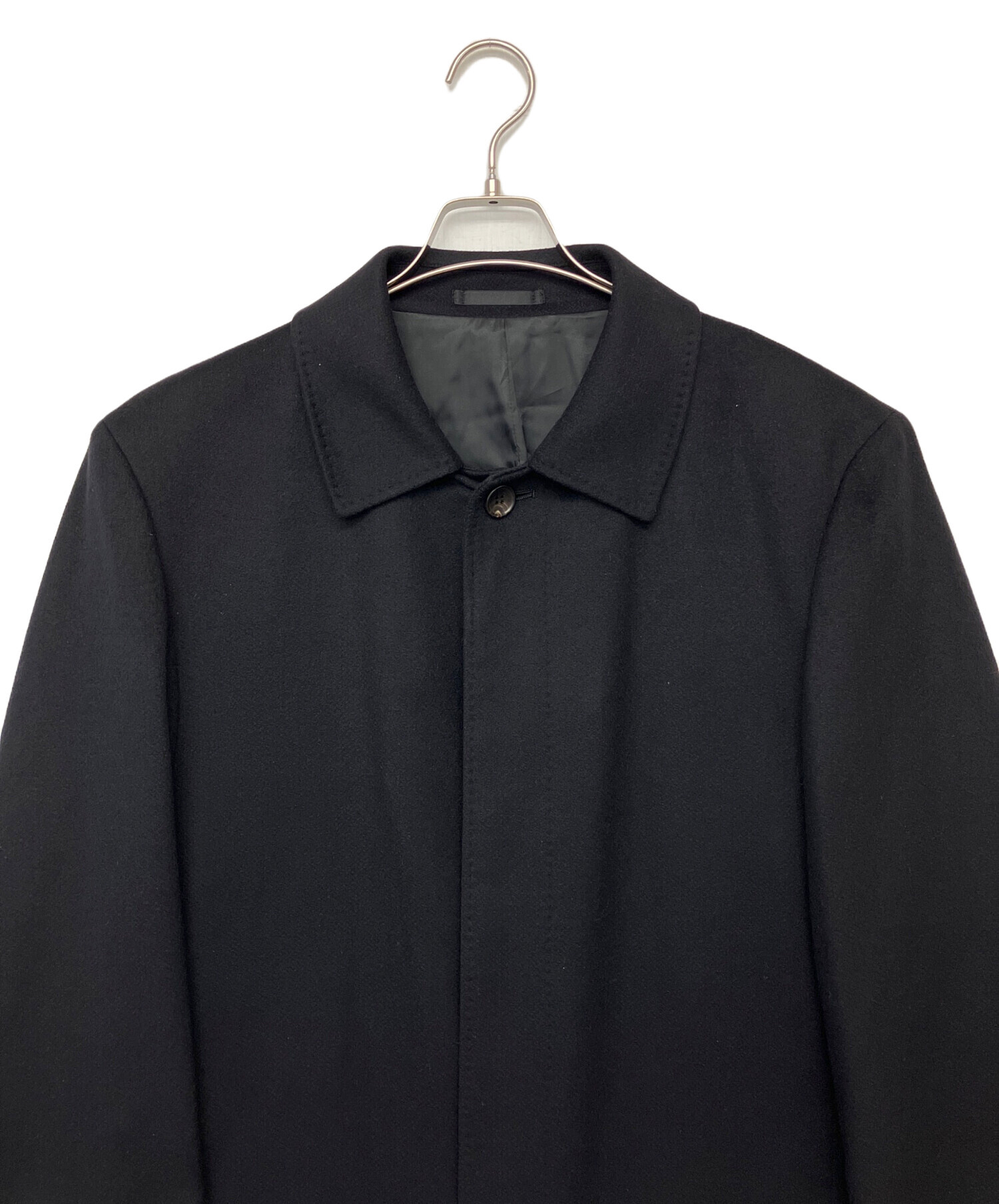 中古・古着通販】Weconners (Weconners) カシミヤコート ブラック