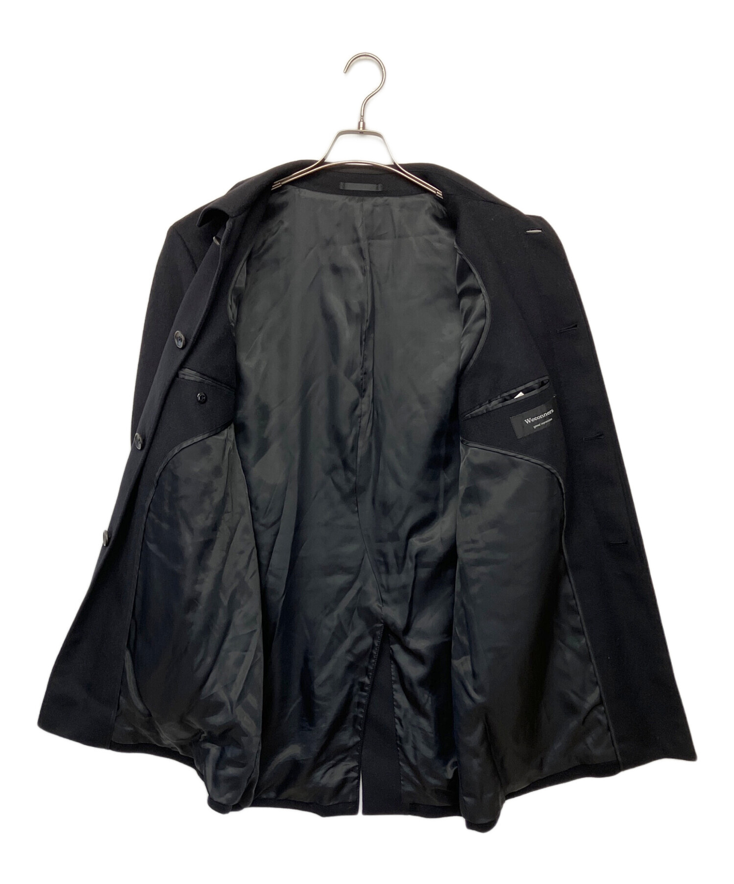 中古・古着通販】Weconners (Weconners) カシミヤコート ブラック
