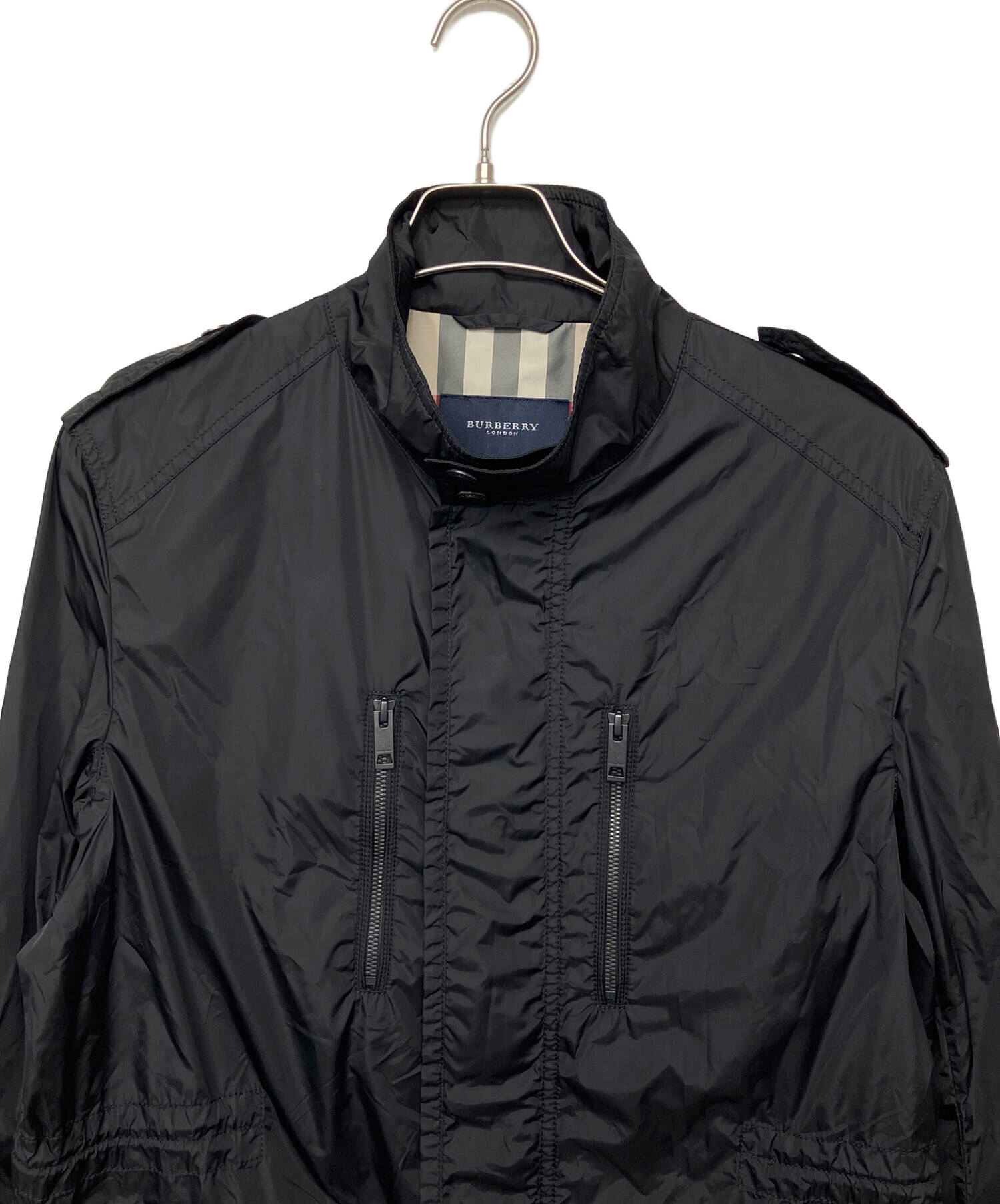美品　Burberry London ナイロンジャケット　ブラック 中古・古着通販】BURBERRY LONDON (バーバリーロンドン) A1F36-305-09