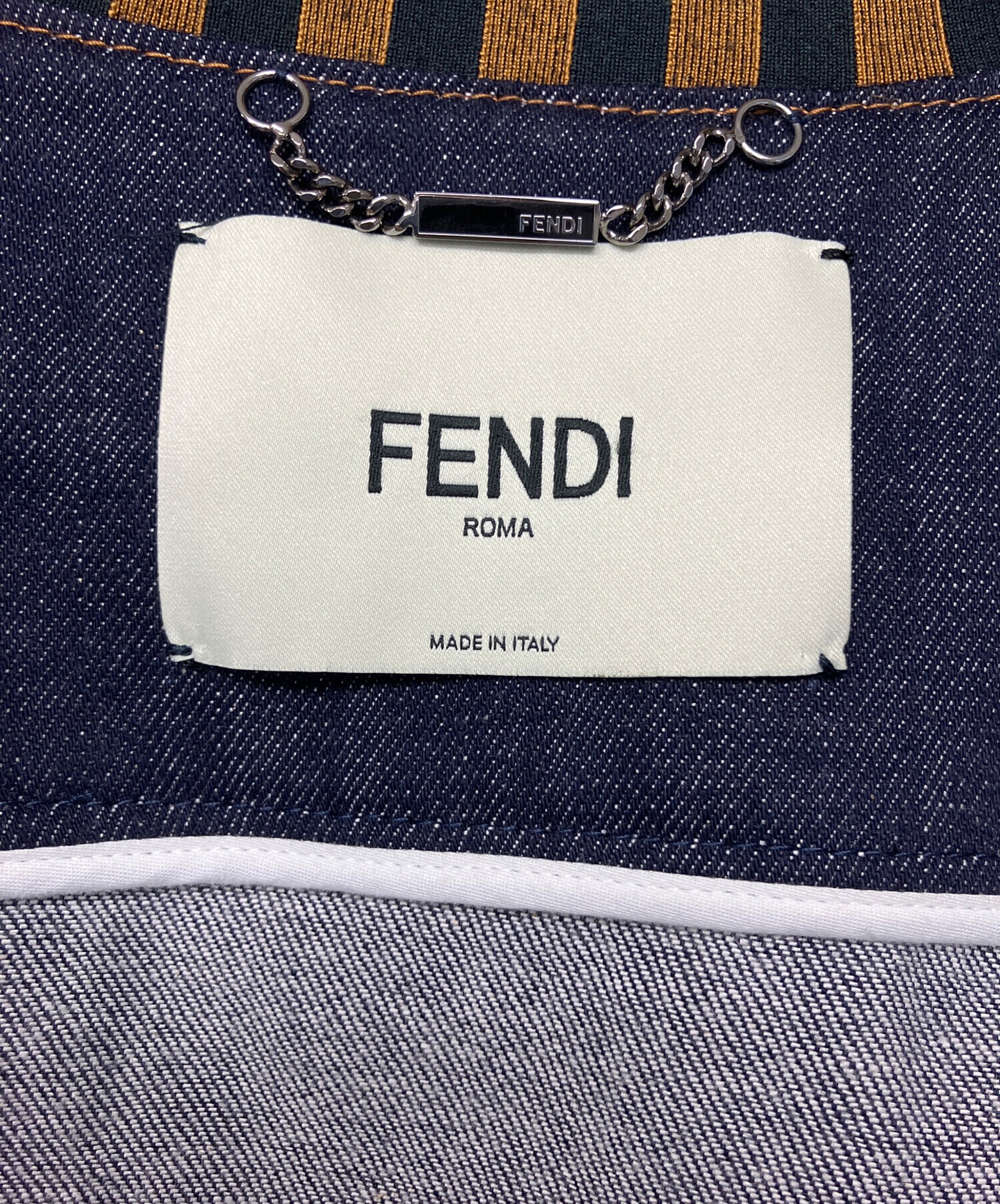中古・古着通販】FENDI (フェンディ) FLF515 A0MR CUT OUT DENIM