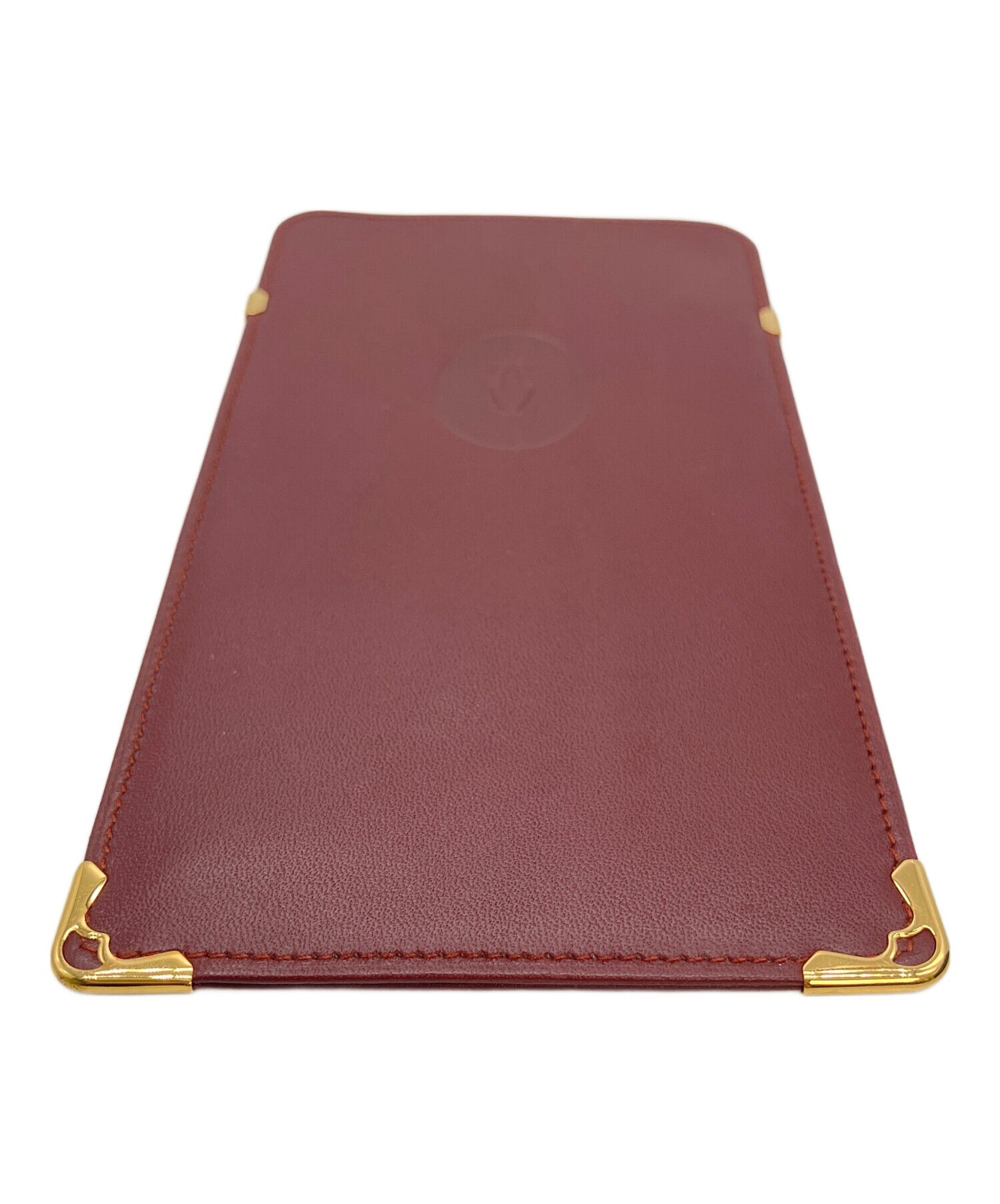 中古・古着通販】Cartier (カルティエ) ライン メガネケース レッド