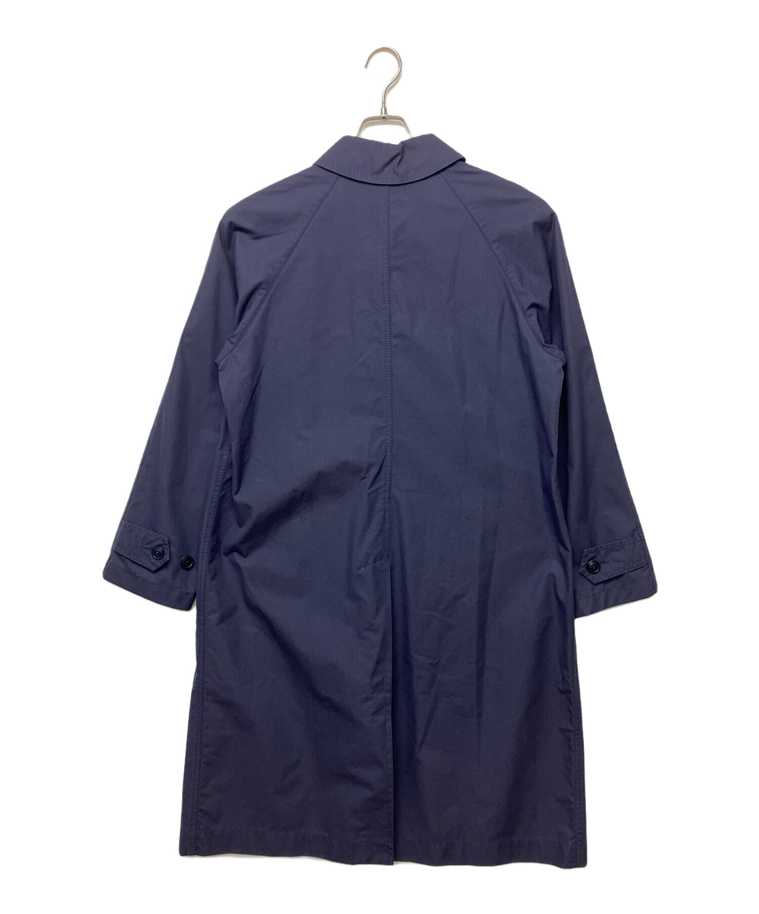 Barbour ステンカラーコート 38インチ ネイビー 中古・古着通販】Barbour (バブアー) 4144330 ステンカラーコート