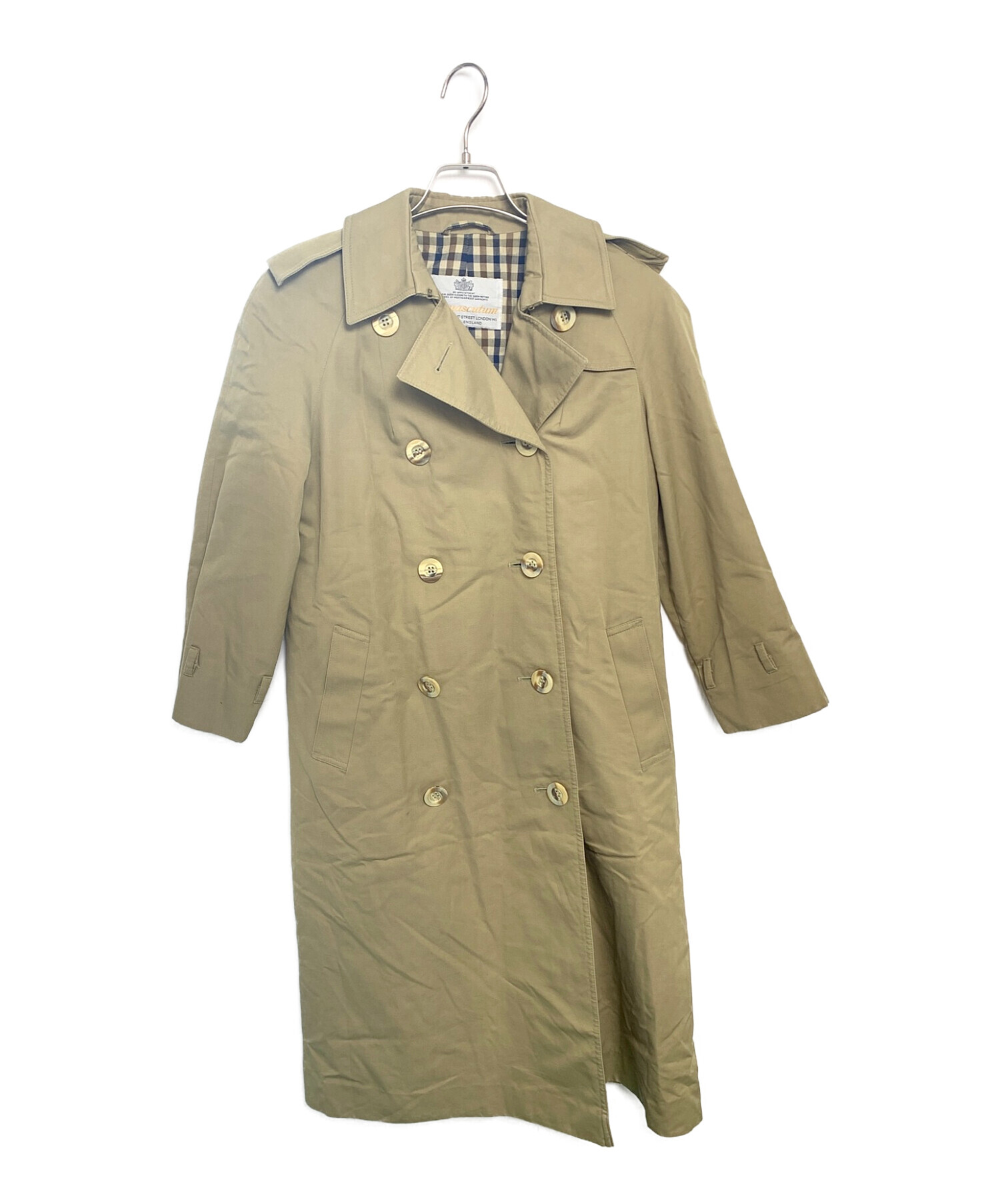 中古・古着通販】Aquascutum (アクアスキュータム) ライナー付トレンチ  
