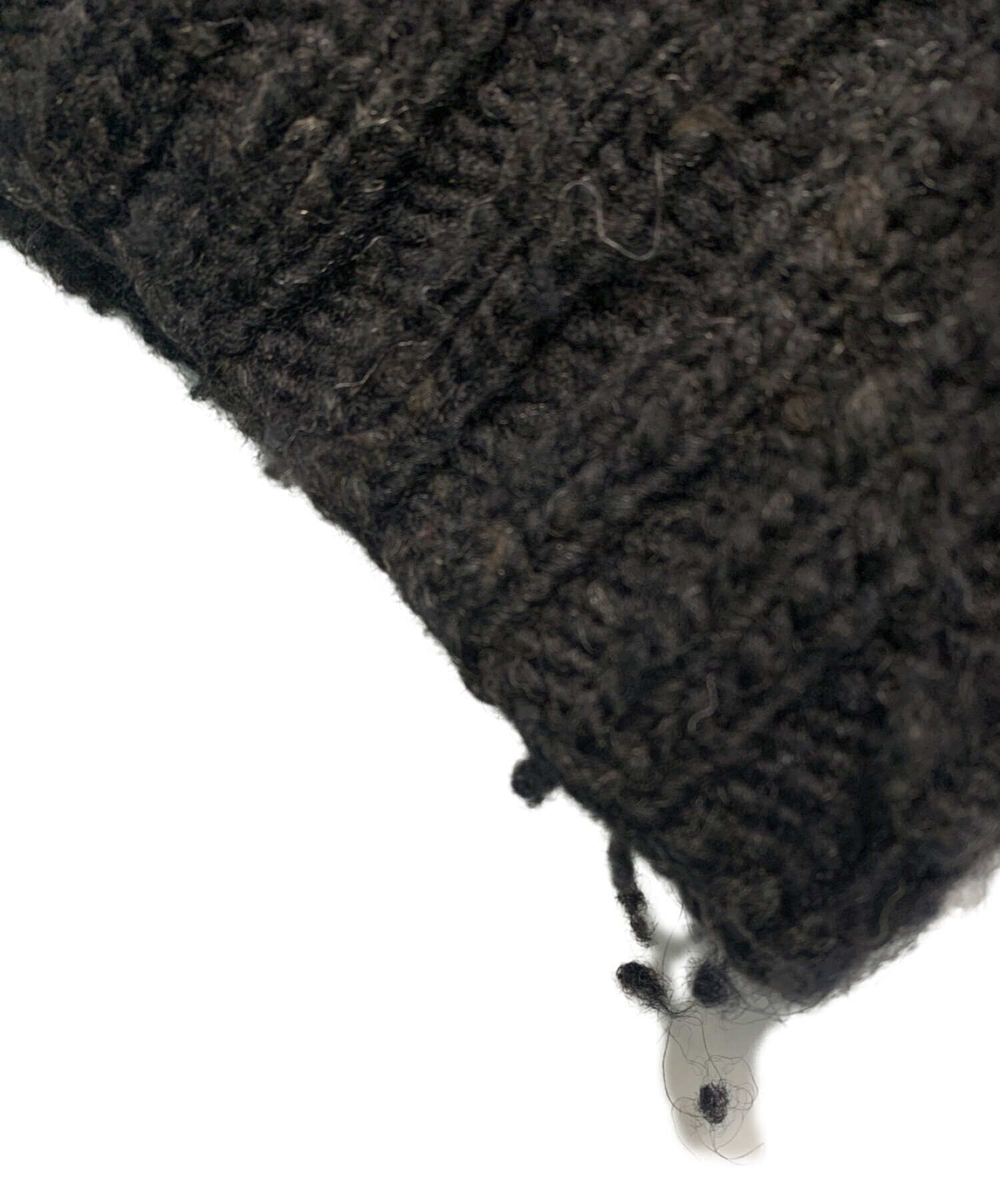 中古・古着通販】KOLOR (カラー) ビッグリングニット ネイビー サイズ