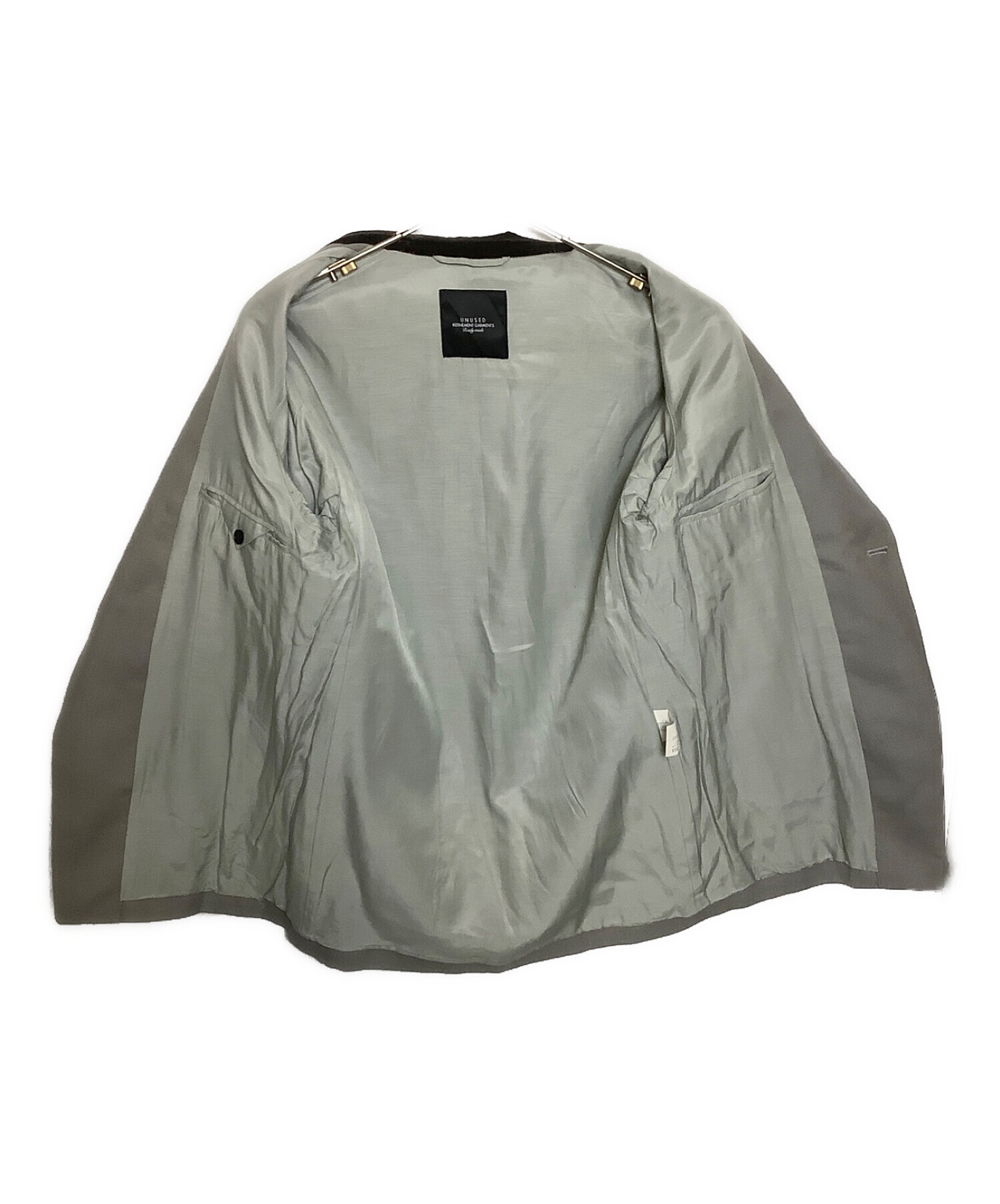中古・古着通販】UNUSED (アンユーズド) テーラードジャケット グレー 