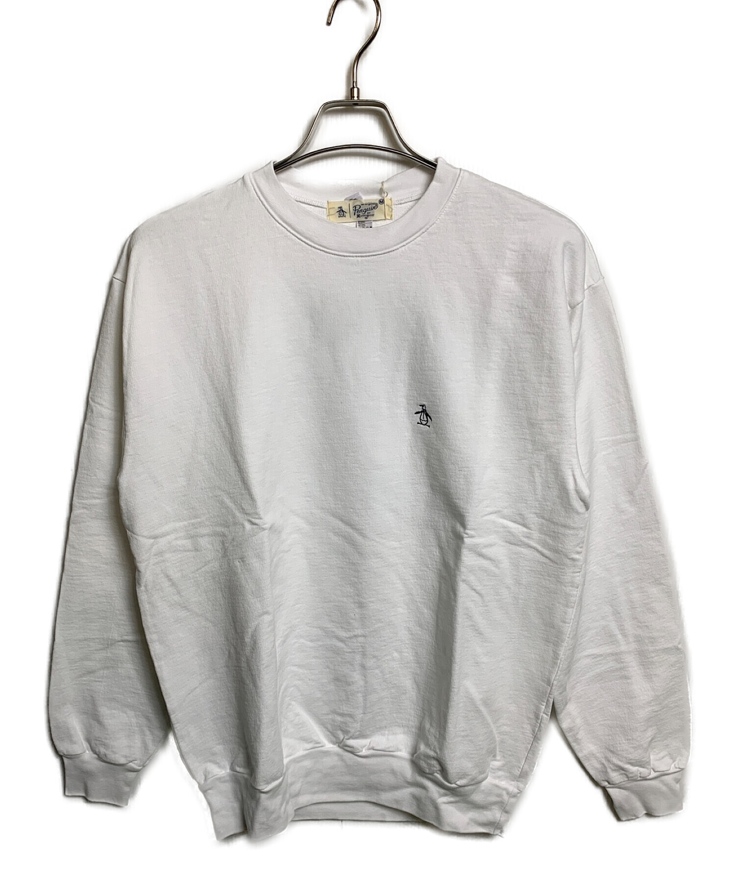 【美品】MUNSINGWEAR スウェット ホワイト Mサイズ ヴィンテージ 中古・古着通販】MUNSING WEAR (マンシングウェア) スウェット