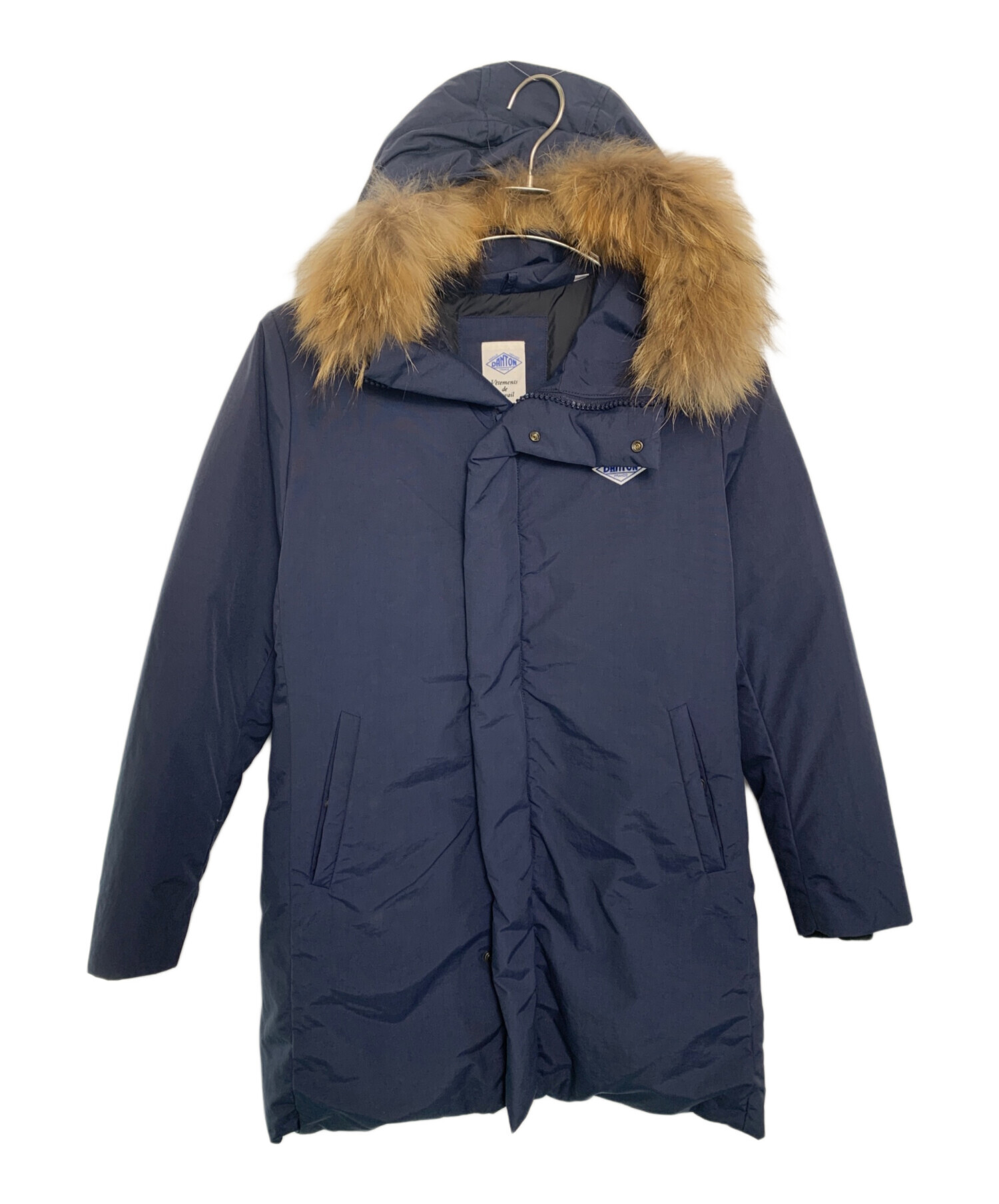 ms　DANTON フード付きネイビーコート サイズ36 ms様専用 DANTON フード付きネイビーコート サイズ36 レディース