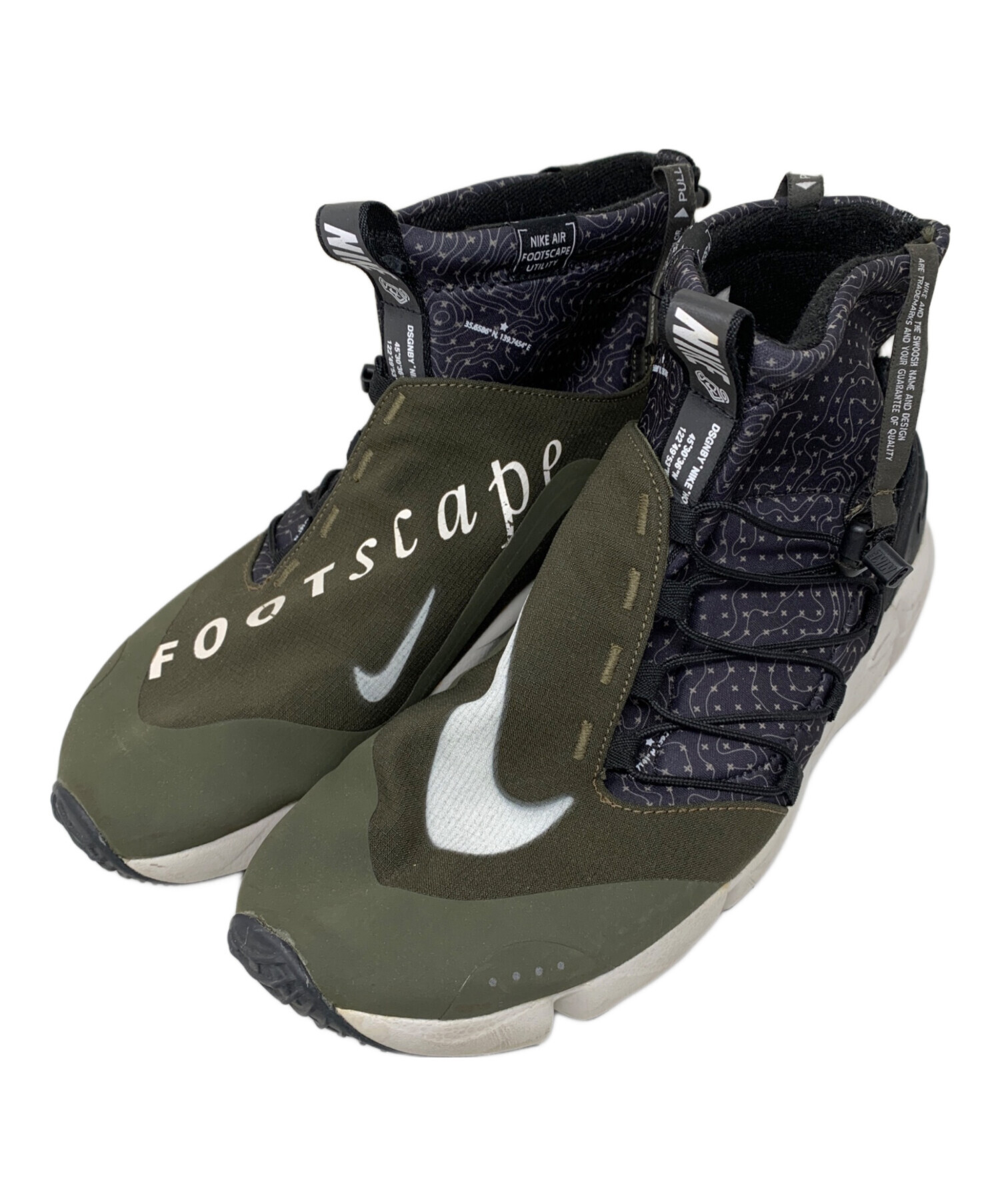 中古・古着通販】NIKE (ナイキ) NIKE Air Footscape Mid Utility 