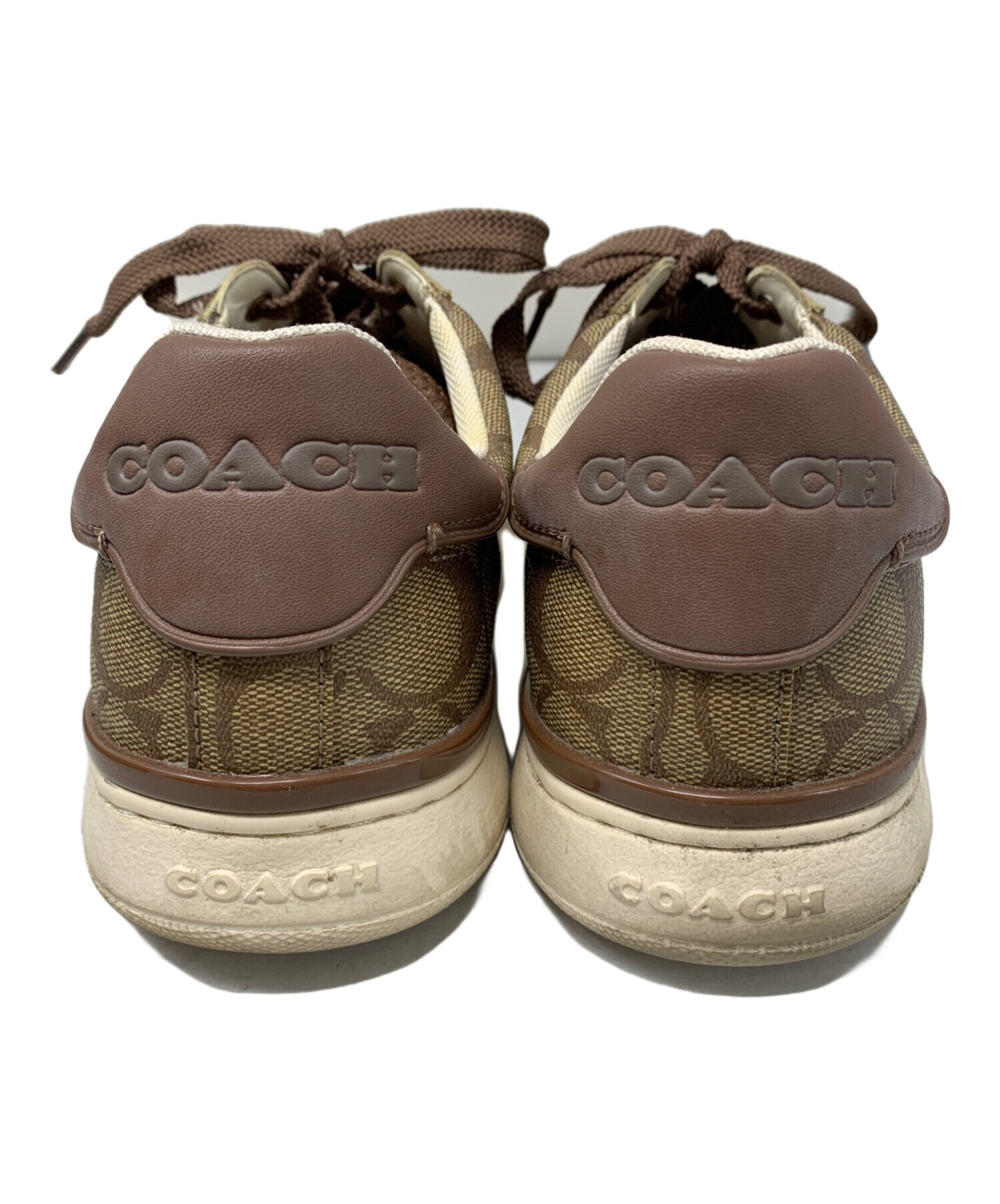 中古・古着通販】COACH (コーチ) COACH スニーカー ブラウン サイズ 
