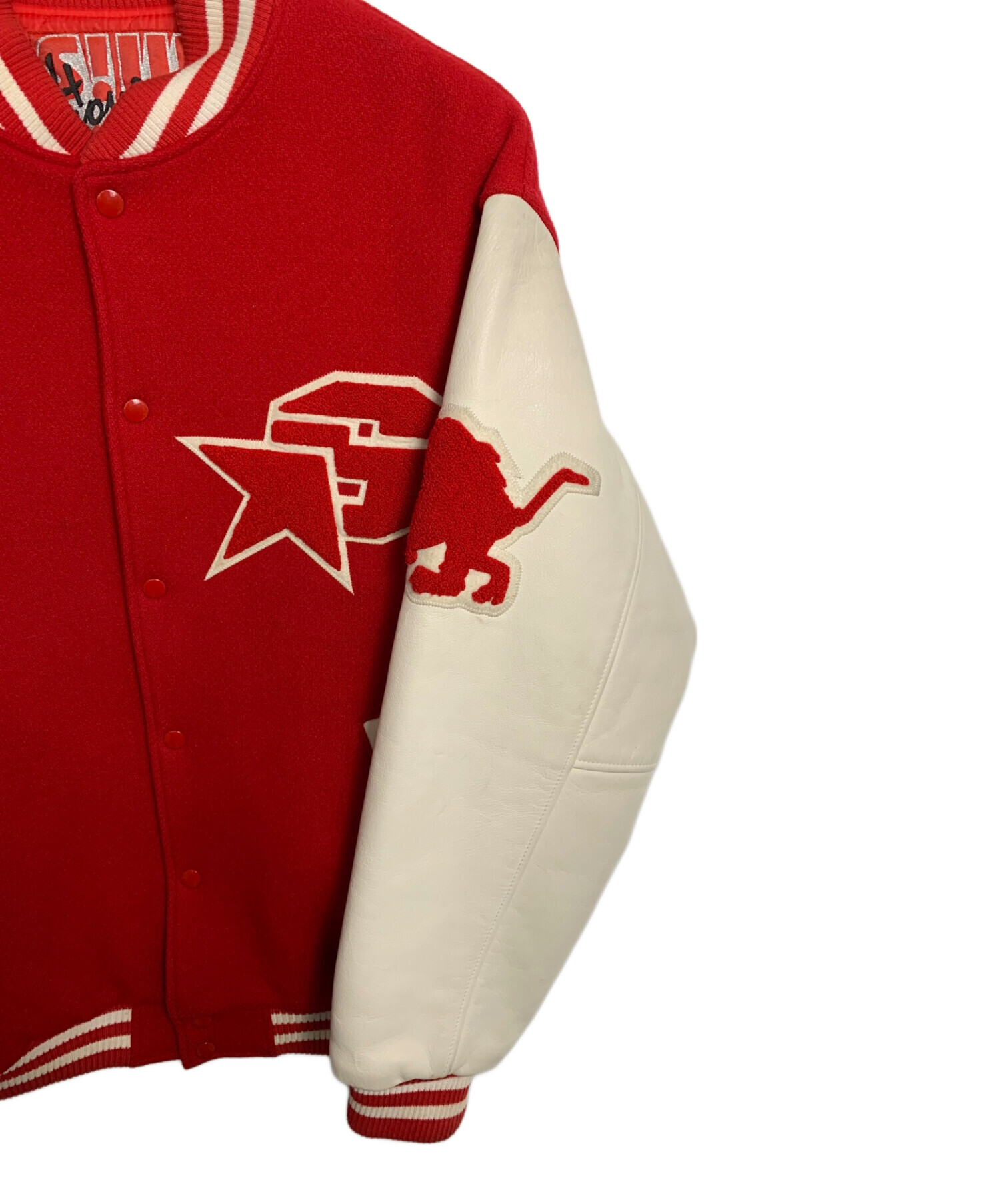 SANTASTIC! サンタスティック スカジャン ブルゾン A448 古着 santastic! サンタスティック スカジャン メンズ グリーン M