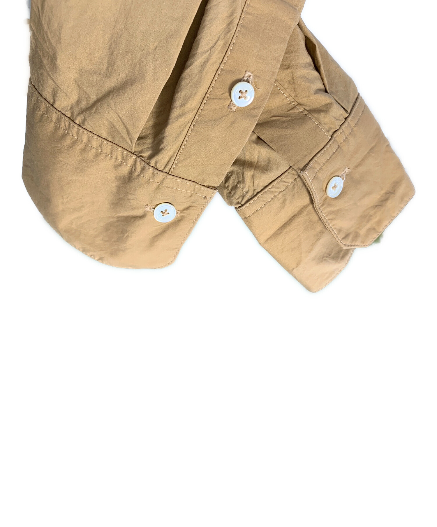 中古・古着通販】TICCA (ティッカ) TICCA ビブヨークシャツ ブラウン 