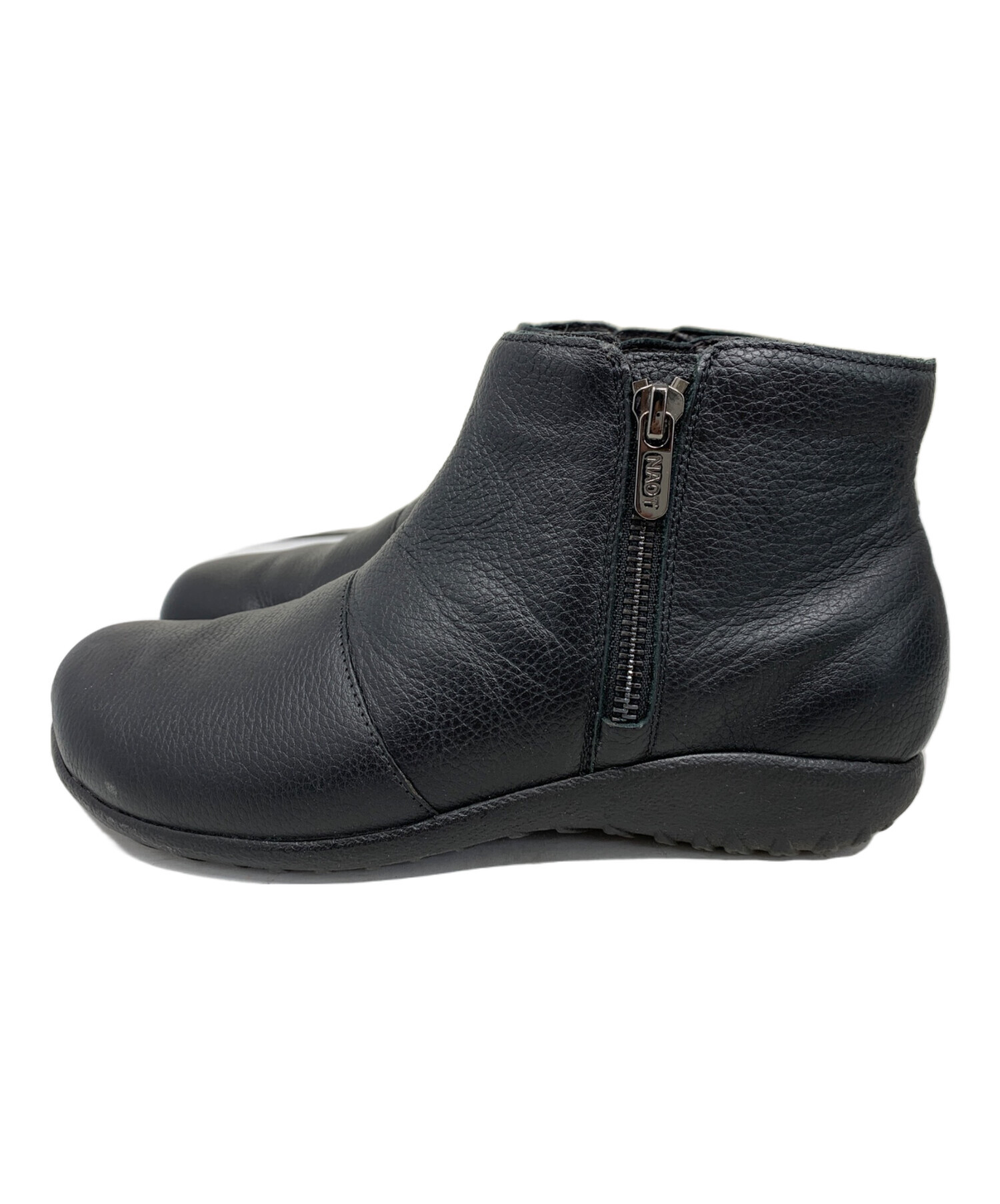 【美品】naot wanaka ショートブーツ ブラック 牛革 シボ 38 秋冬 WANAKA / Soft Black - NAOT ナオトジャパン オンラインショップ