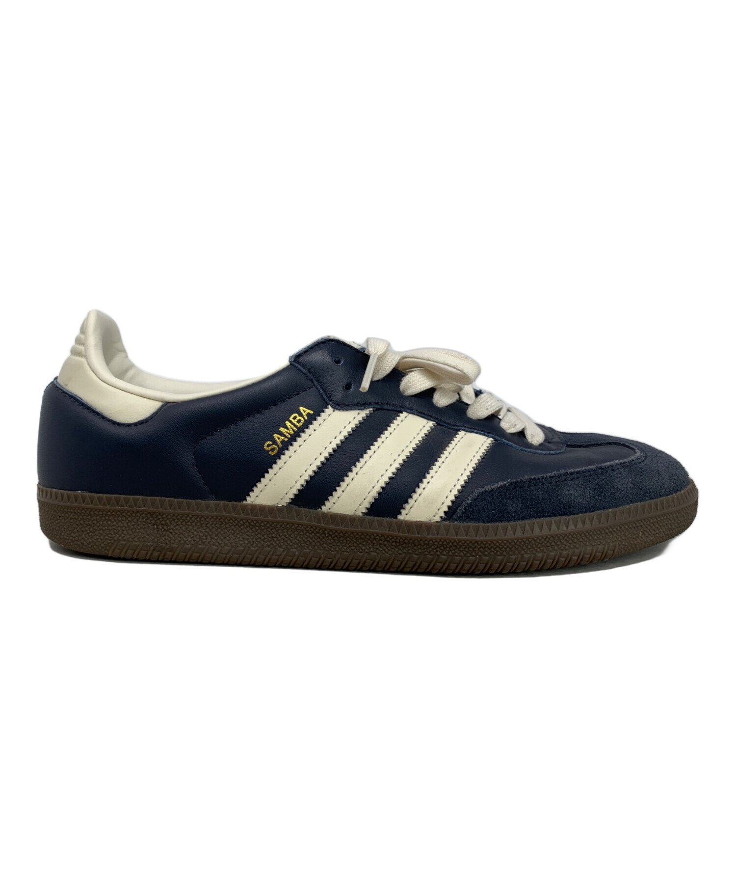 中古・古着通販】adidas (アディダス) adidas SAMBA ネイビー×ブラウン 