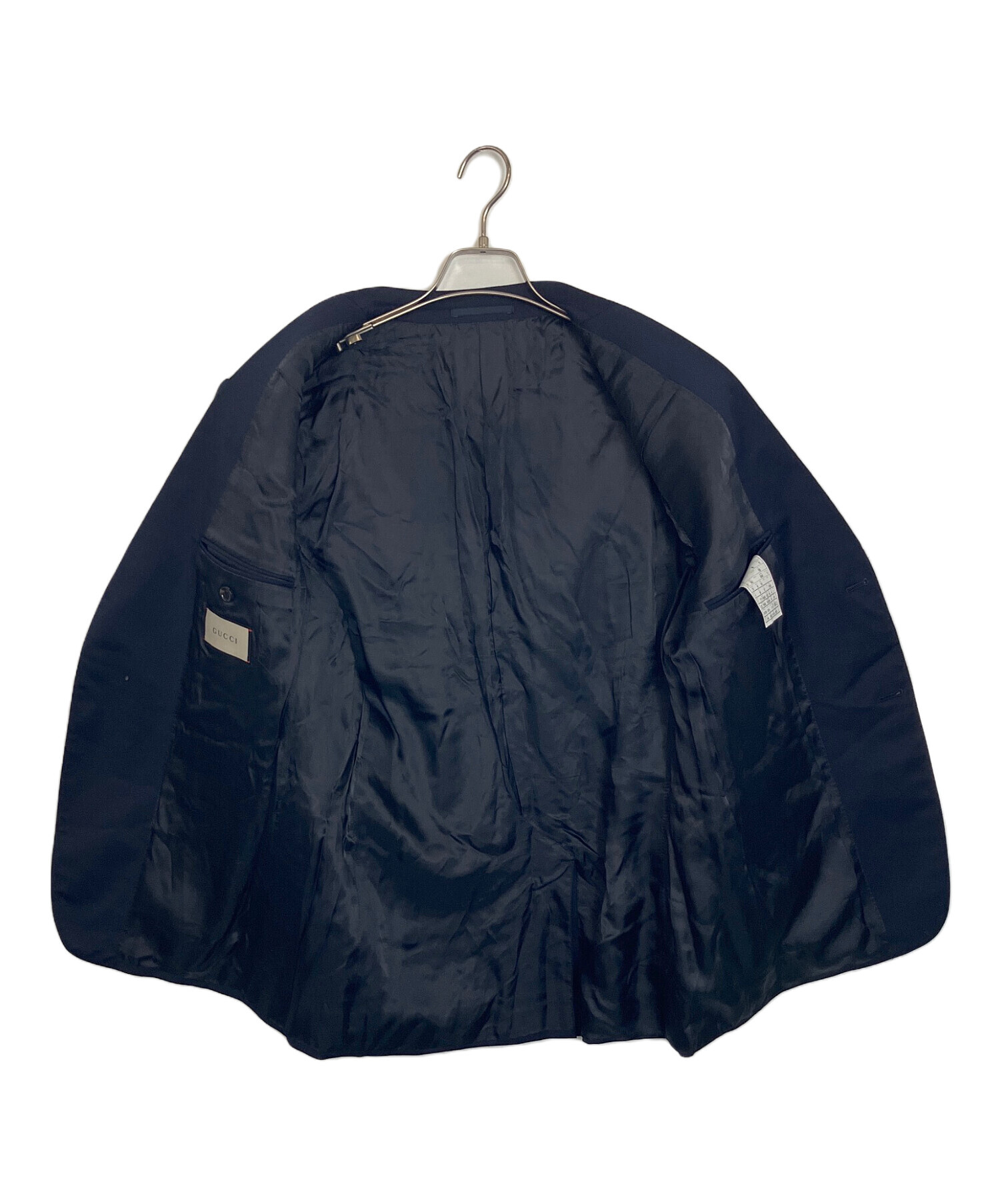 中古・古着通販】GUCCI (グッチ) テーラードジャケット ネイビー