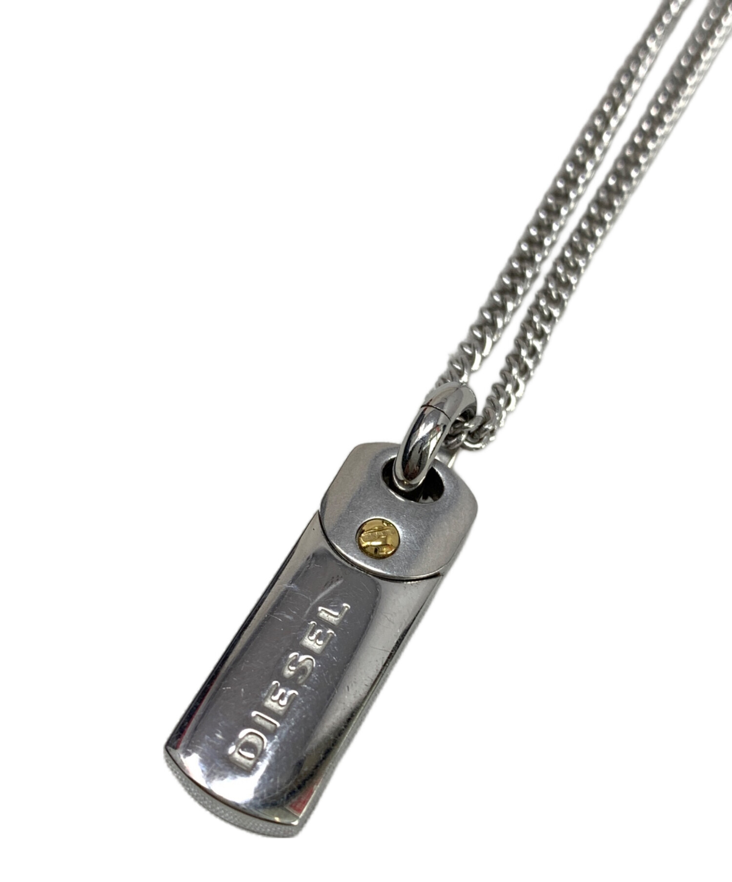 中古・古着通販】DIESEL (ディーゼル) DIESEL ドックタグネックレス 