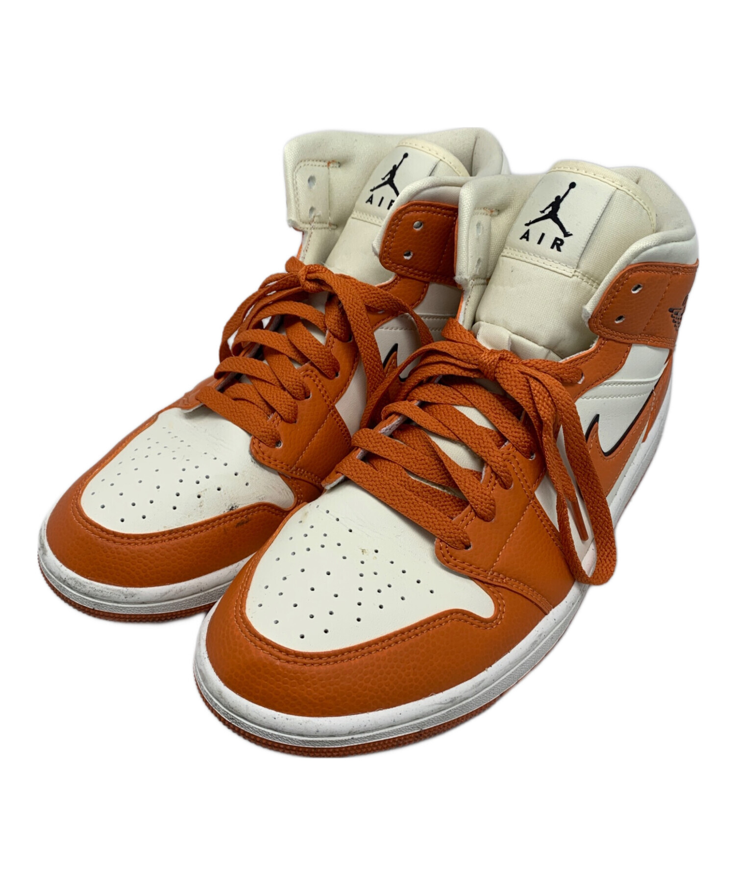 Air Jordan ハイカットスニーカー オレンジ/ホワイト NIKE(ナイキ 
