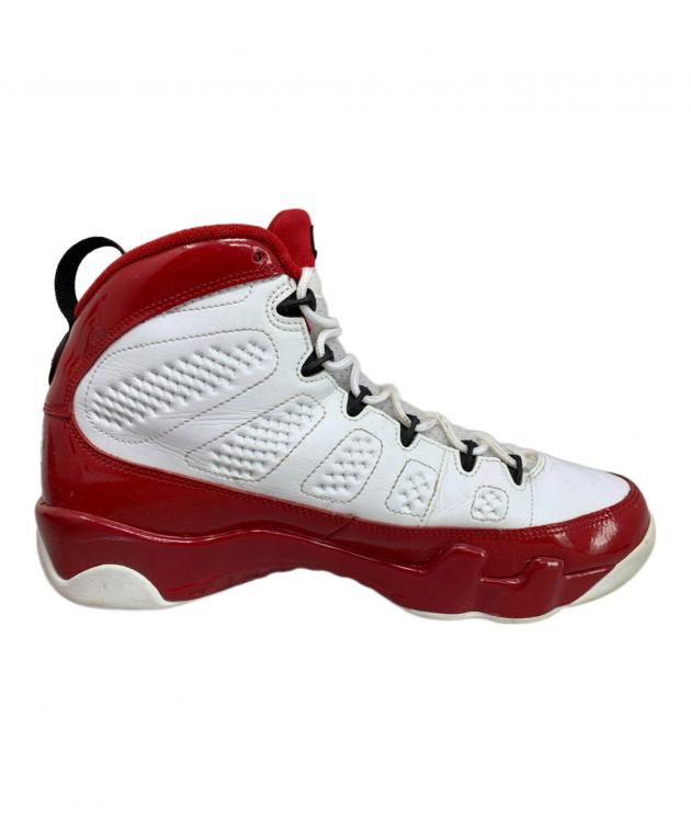 Air Jordan バスケットボールシューズ 赤/クリーム ハイカット 中古・古着通販】NIKE (ナイキ) NIKE AIR JORDAN 9 RETRO GYM RED