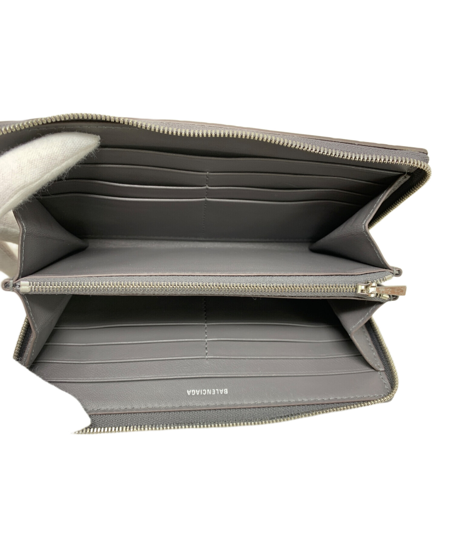 中古・古着通販】BALENCIAGA (バレンシアガ) BALENCIAGA 長財布 グレー