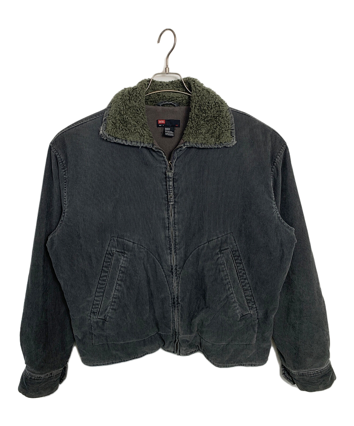 中古・古着通販】DIESEL (ディーゼル) コーデュロイジャケット グレー