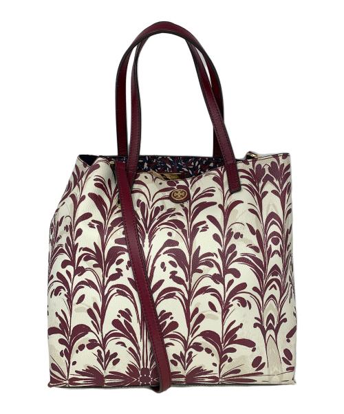 美品 TORY BURCH ベージュ トートバッグ トリーバーチ TORY BURCH トートバッグ レザー ピンクベージュ /YM