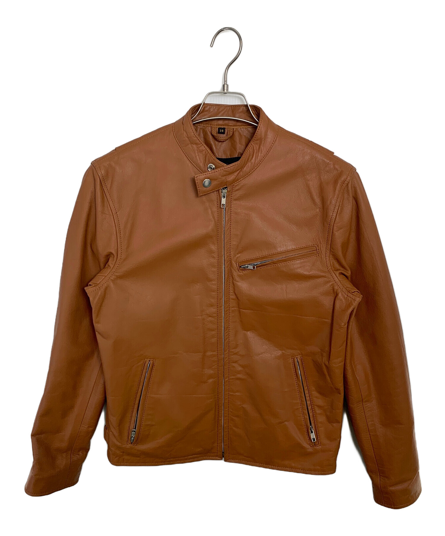 d*3様 R.B.C. ブラウンレザージャケット d*3様 R.B.C. ブラウンレザージャケット 中古・古着通販】RBC (アール