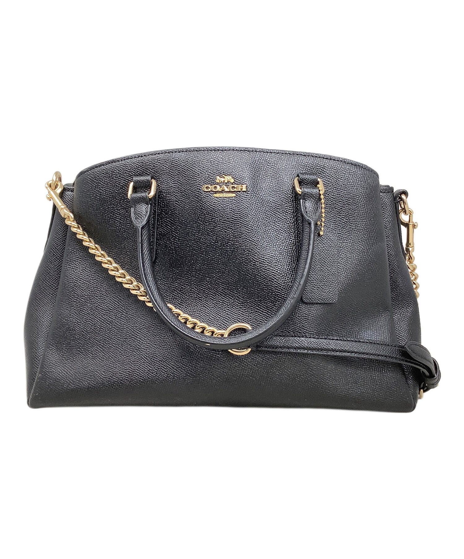 中古・古着通販】COACH (コーチ) 2WAYショルダーバッグ ブラック